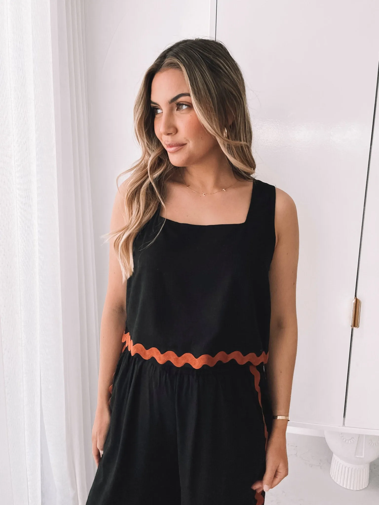 Dionysia Top - Black Multi sold by Esther & Co product image thumbnail 2