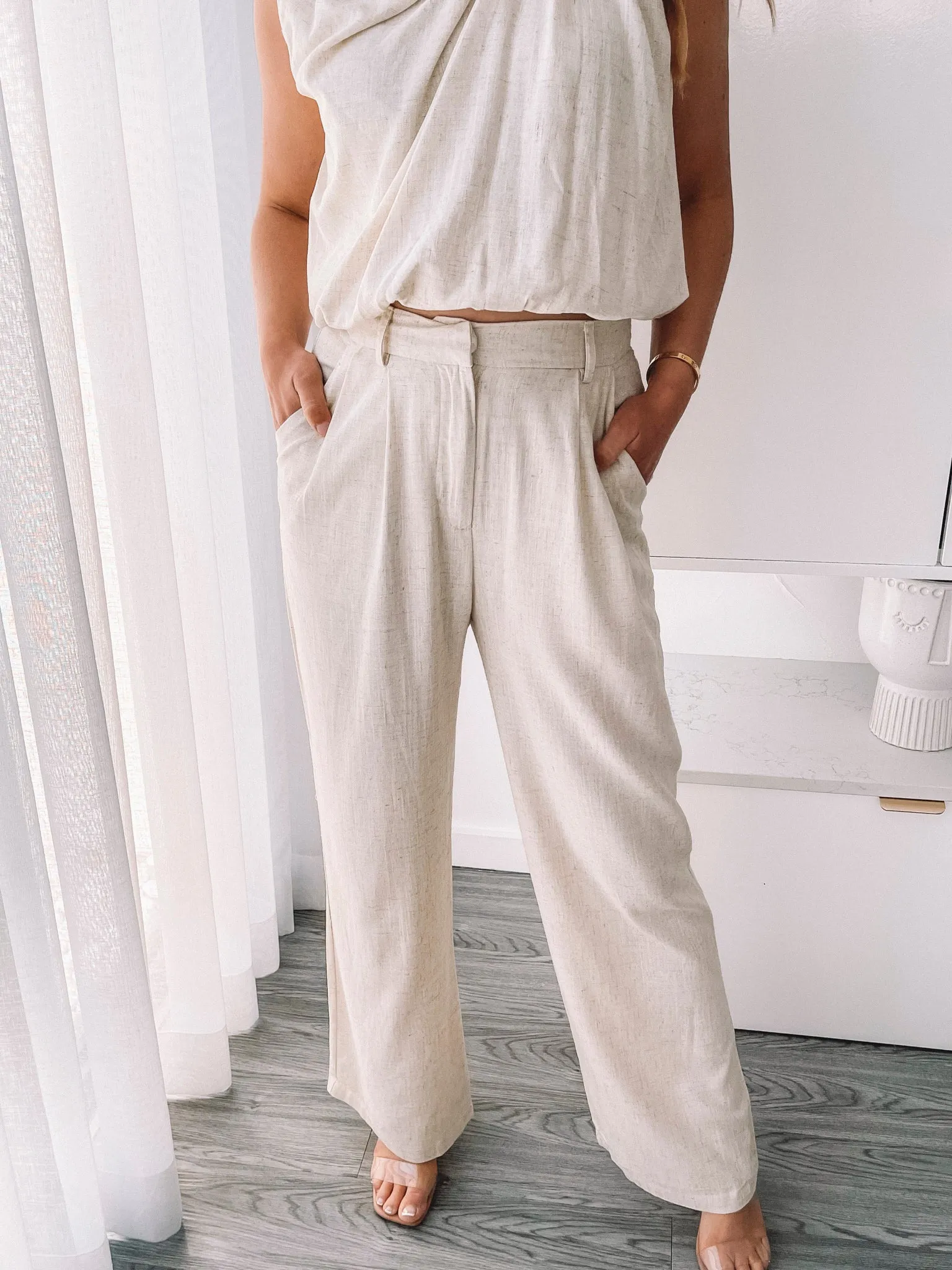 Lylia Pants - Beige sold by Esther & Co product image thumbnail 5