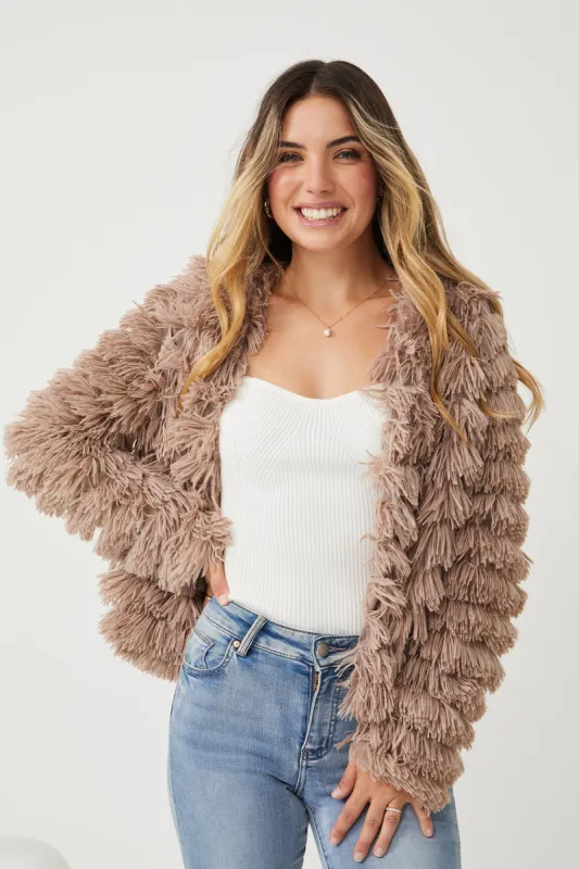 Ophelle Jacket - Mocha sold by Esther & Co