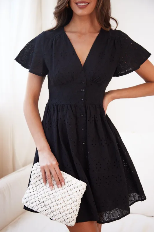 Christena Dress - Black sold by Esther & Co