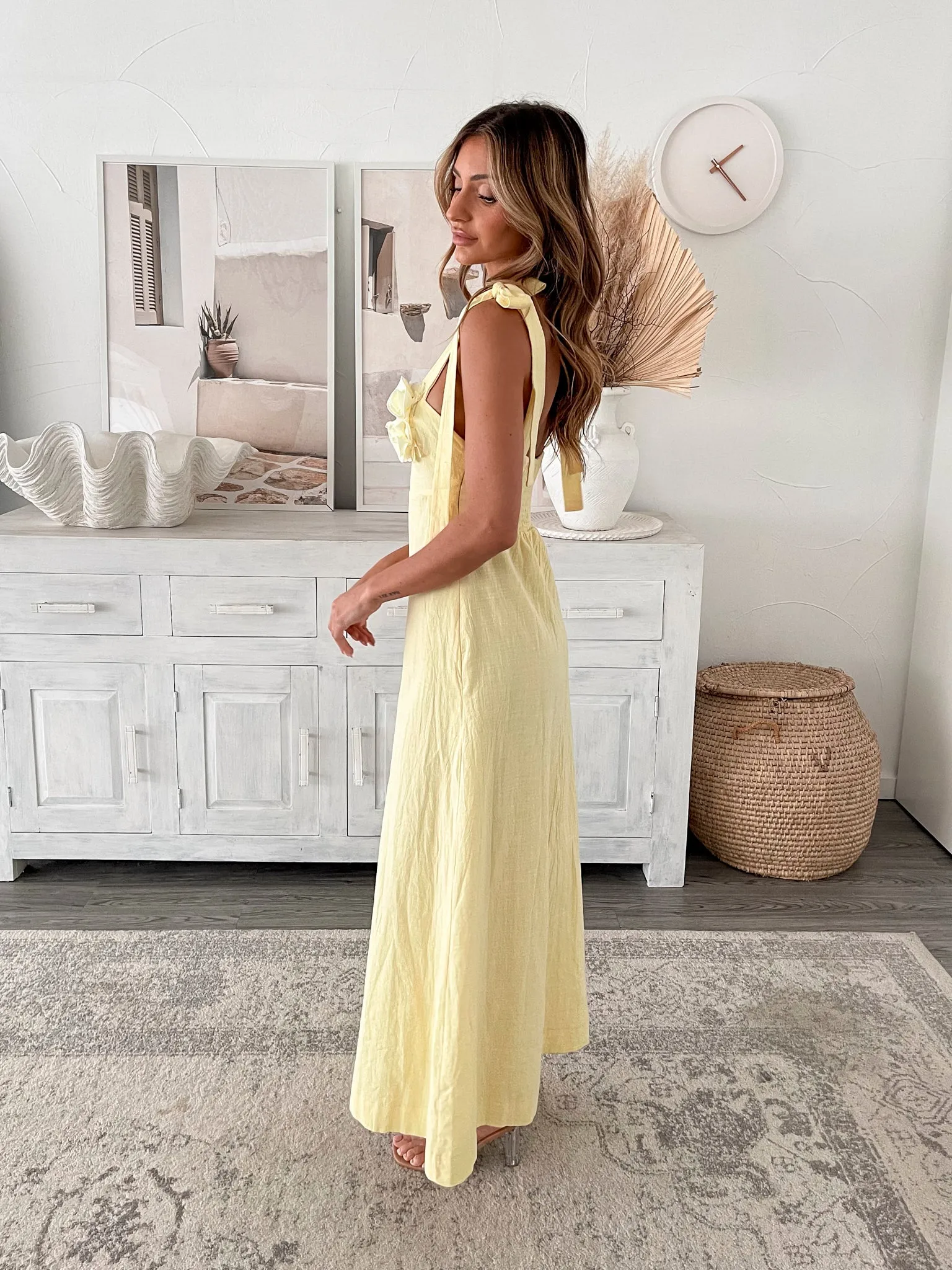 Sariah Dress - Yellow sold by Esther & Co product image thumbnail 4