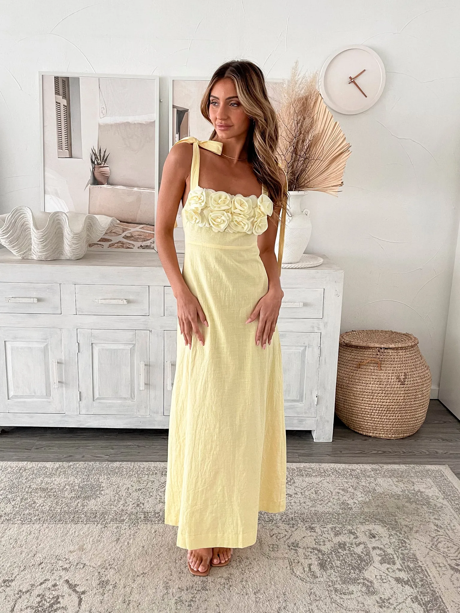 Sariah Dress - Yellow sold by Esther & Co product image thumbnail 3