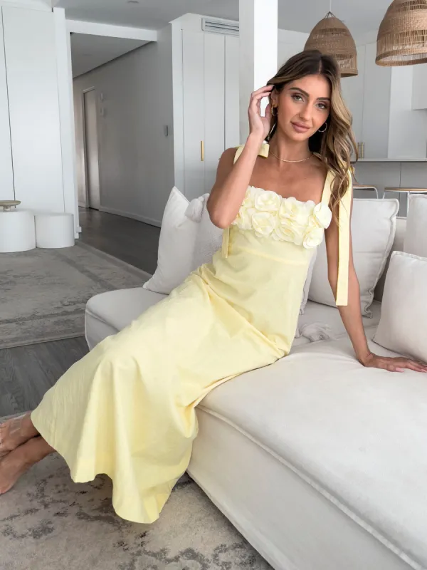 Sariah Dress - Yellow sold by Esther & Co