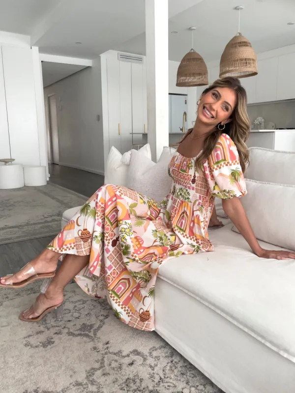 Amiri Dress - Multi Print sold by Esther & Co