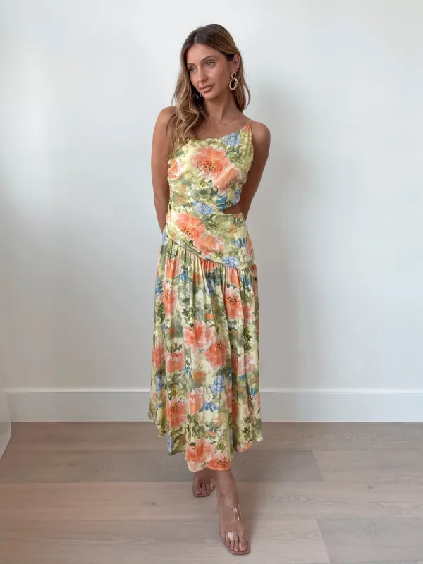 Romilda Dress - Multi Floral sold by Esther & Co