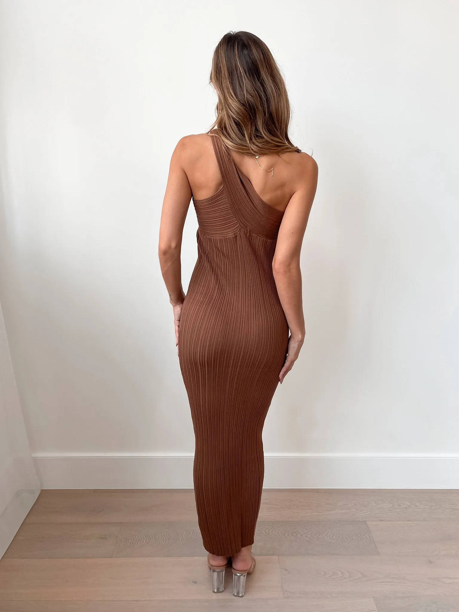 Hellen Knit Dress - Light Chocolate sold by Esther & Co product image thumbnail 3