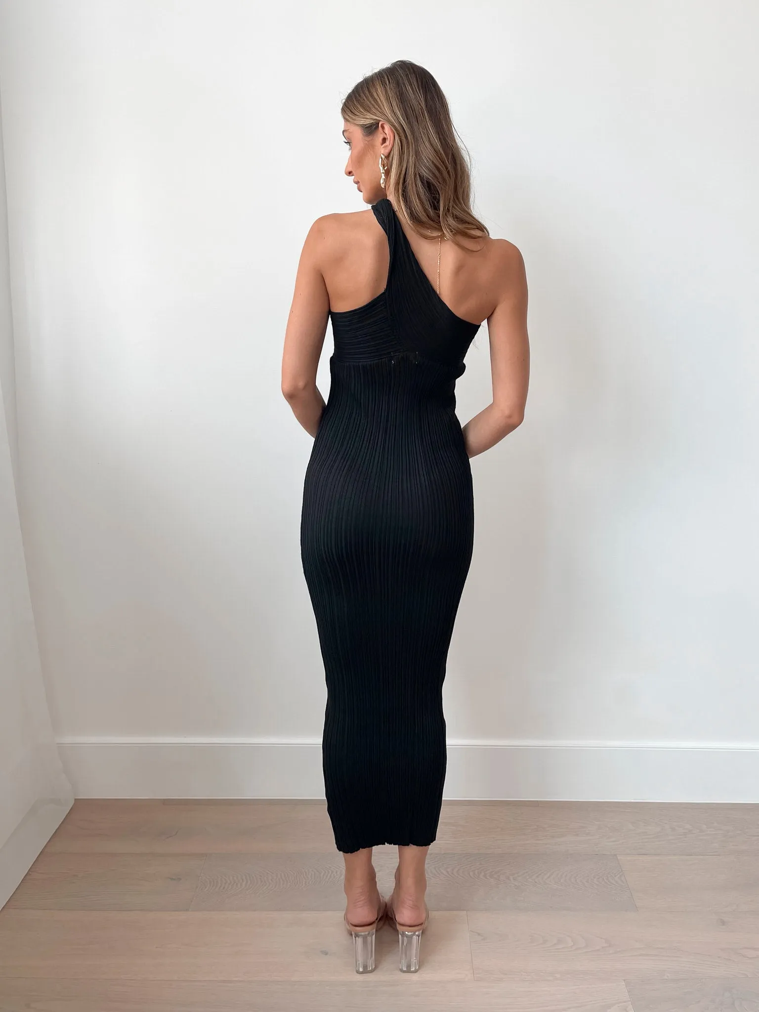 Hellen Knit Dress - Black sold by Esther & Co product image thumbnail 3