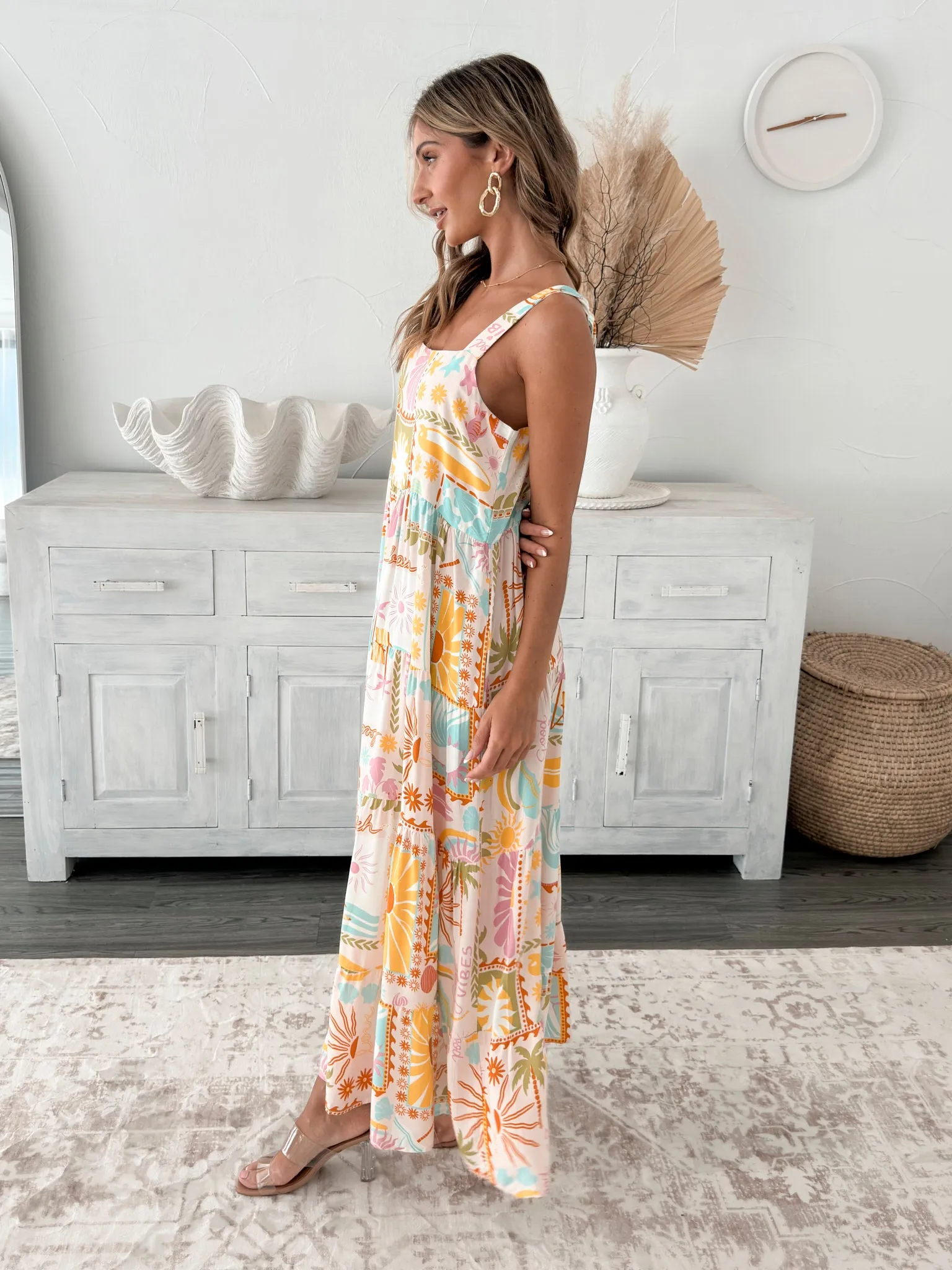 Jorina Dress - Pink Print sold by Esther & Co product image thumbnail 5