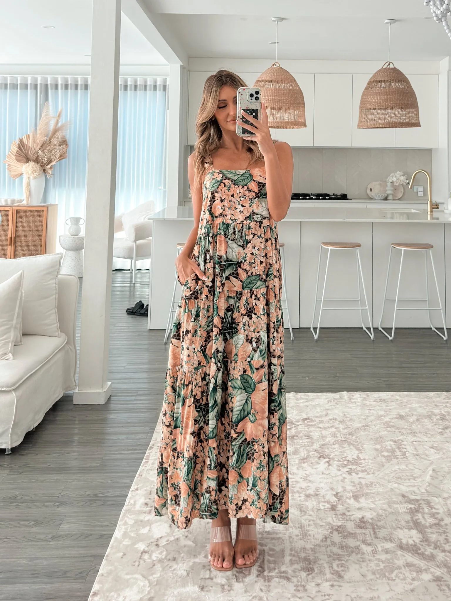 Avenie Dress - Green Floral sold by Esther & Co product image thumbnail 5