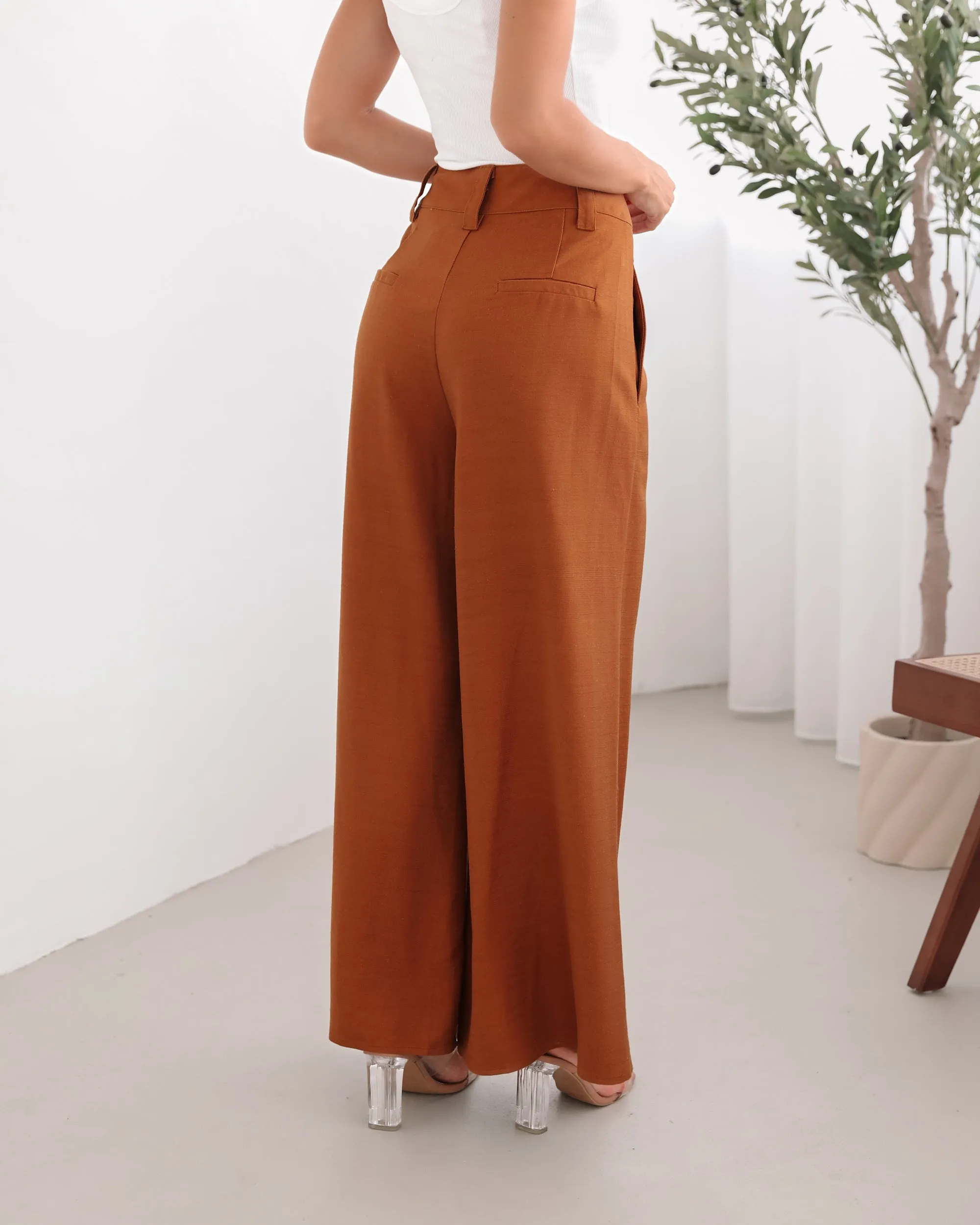 Alka Pants - Camel sold by Esther & Co product image thumbnail 4
