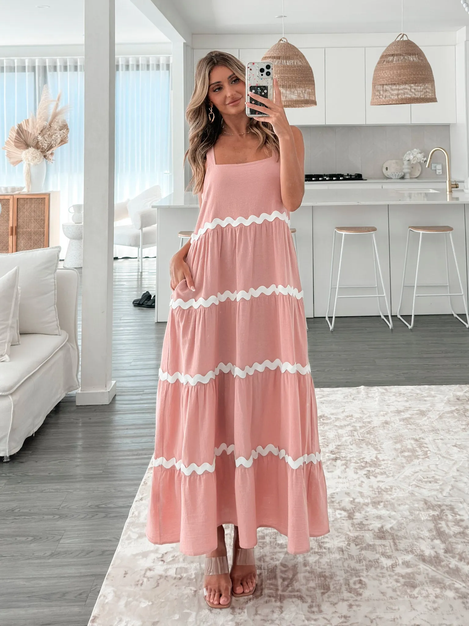 Taline Dress - Pink Multi sold by Esther & Co product image thumbnail 5