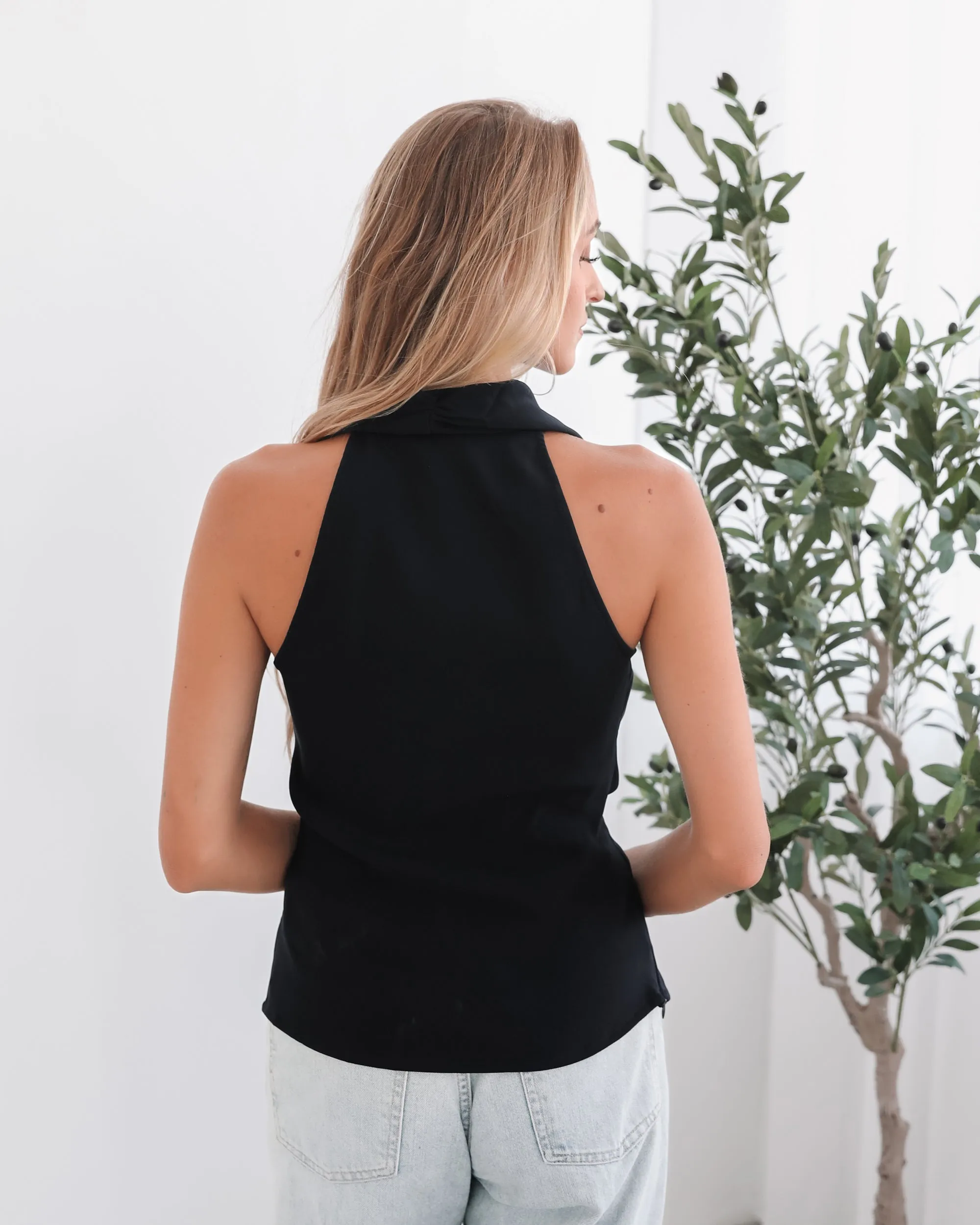 Vittoria Top - Navy sold by Esther & Co product image thumbnail 3