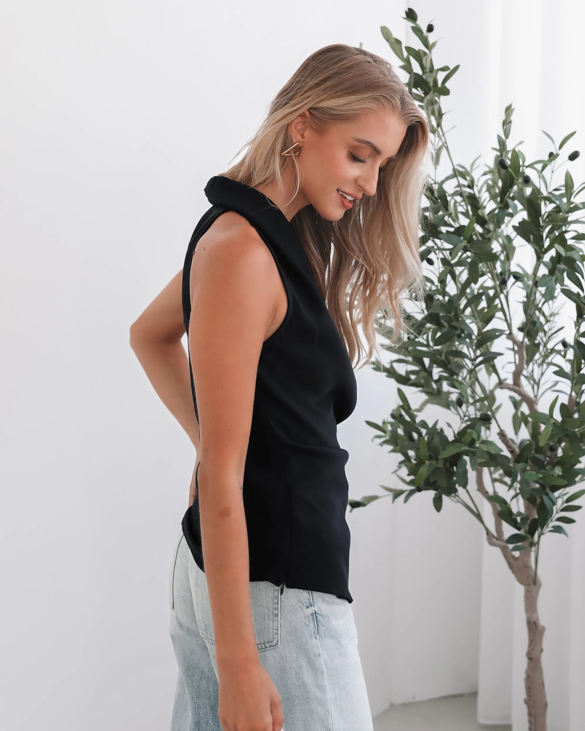 Vittoria Top - Navy sold by Esther & Co product image thumbnail 2