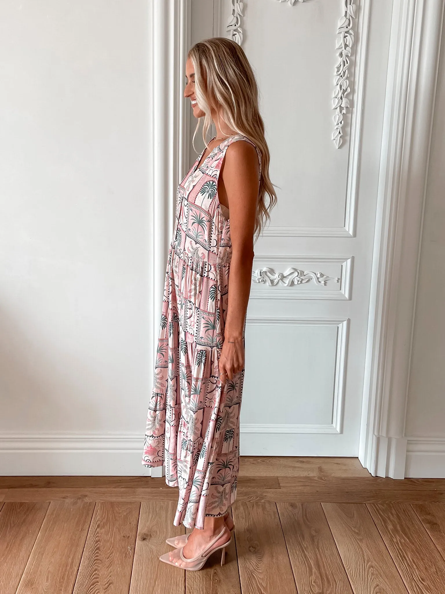 Marisca Dress - Pink Print sold by Esther & Co product image thumbnail 3