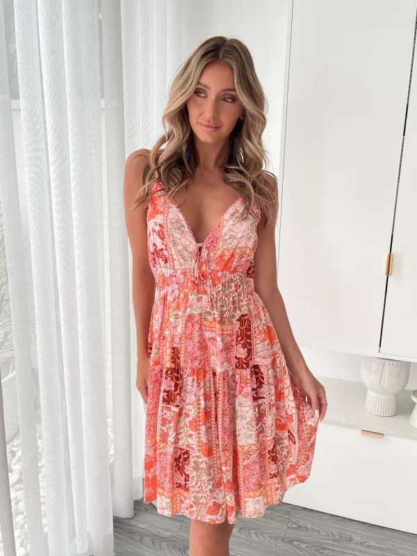Amarize Dress - Pink Print sold by Esther & Co