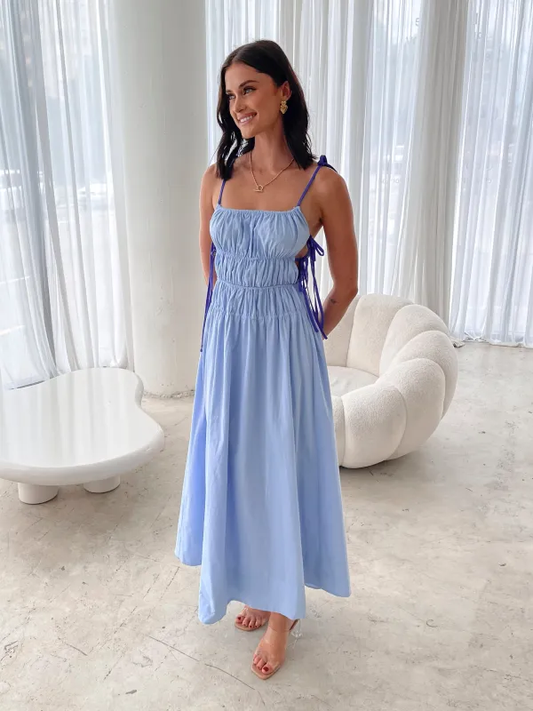 Marzeline Dress - Blue Multi sold by Esther & Co