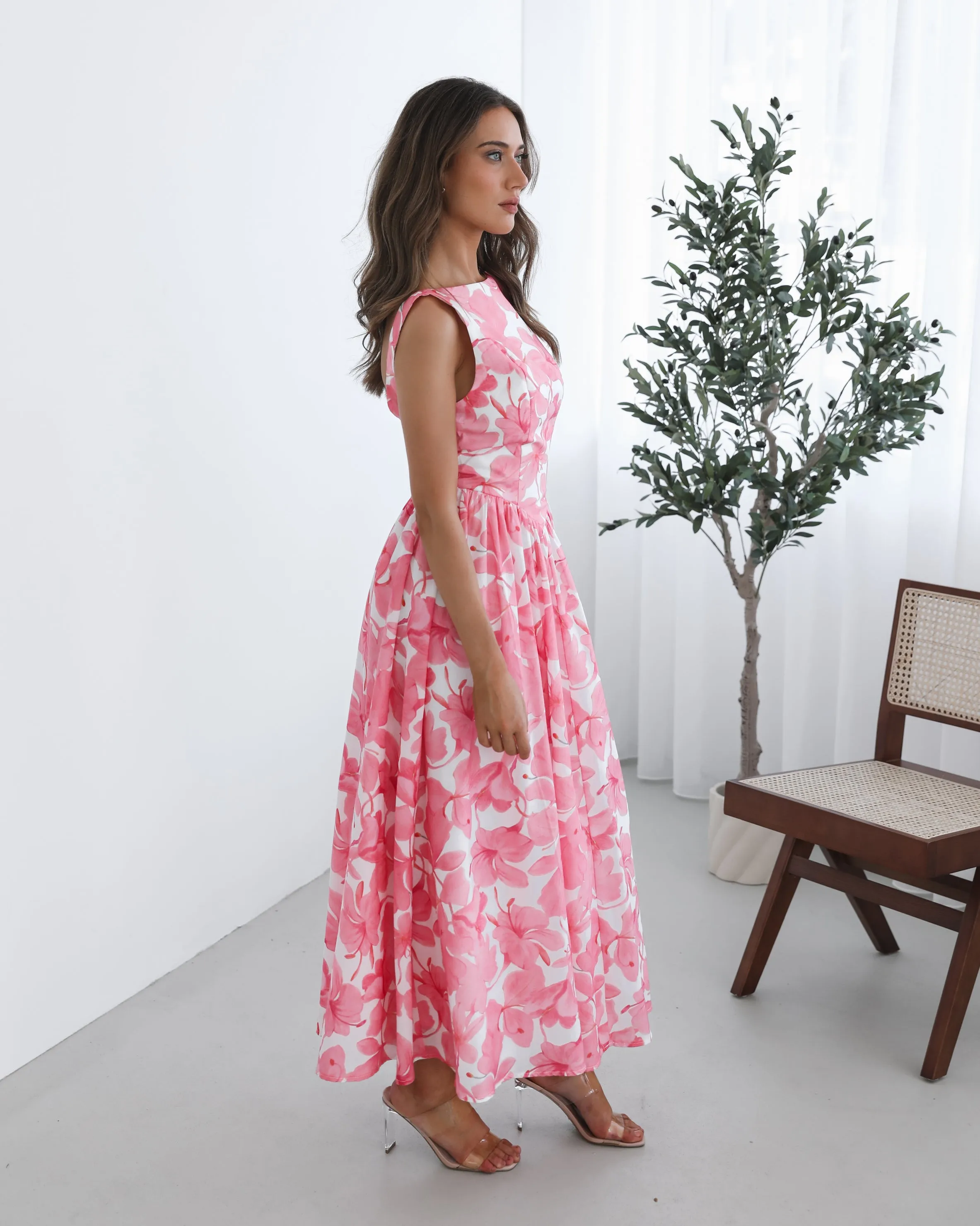 Whitley Dress - Pink Floral sold by Esther & Co product image thumbnail 2