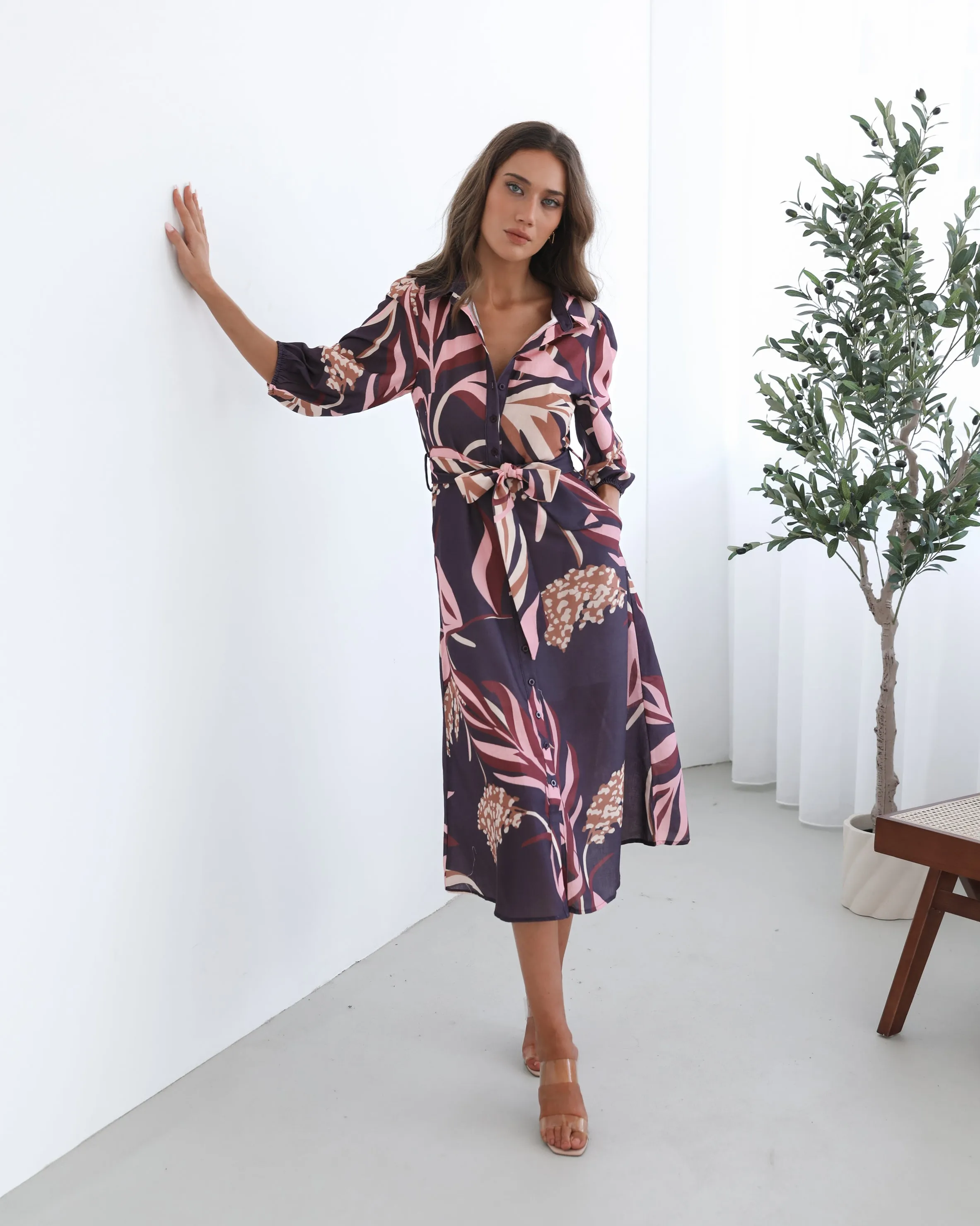 Amari Dress - Violet Floral sold by Esther & Co product image thumbnail 4