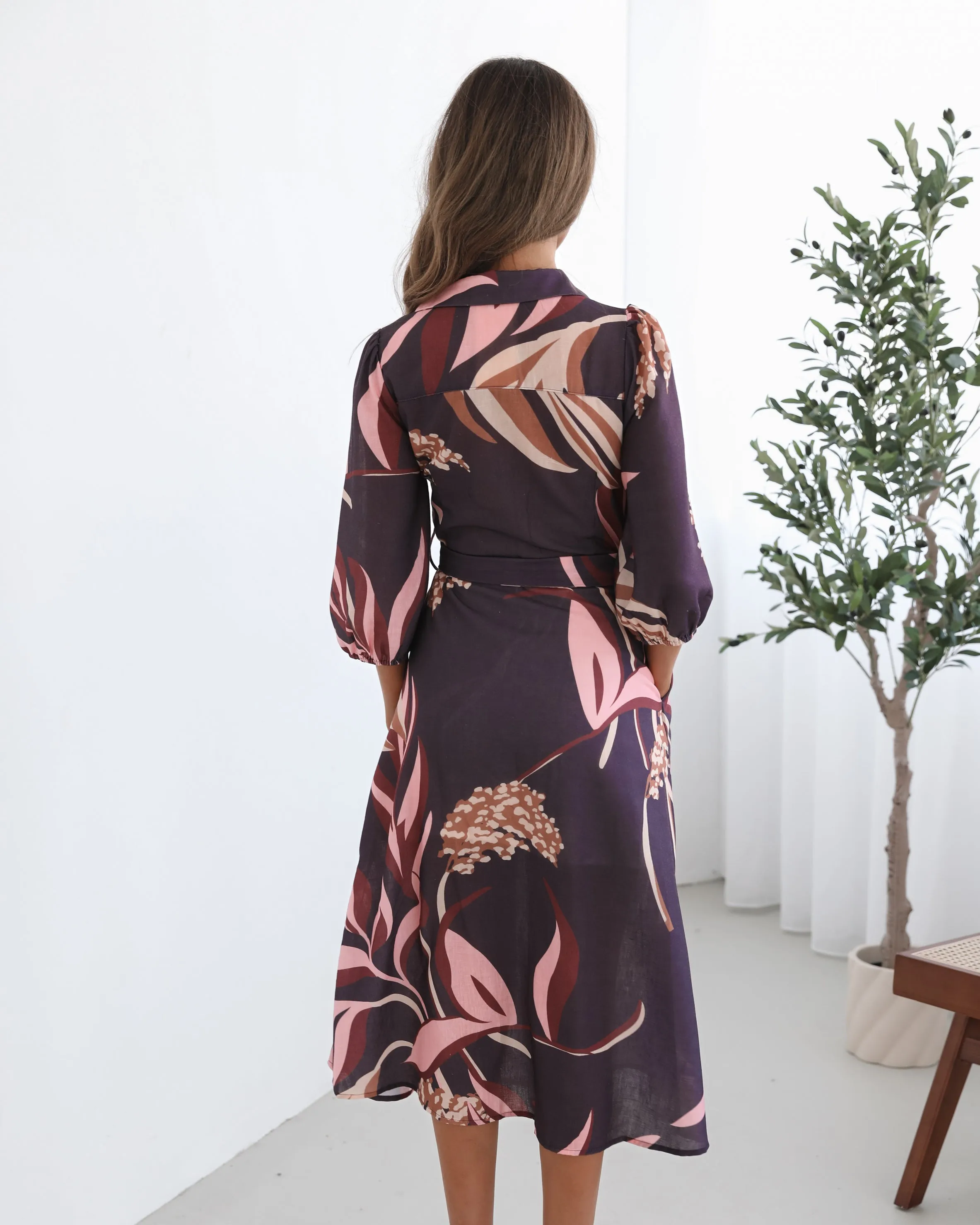 Amari Dress - Violet Floral sold by Esther & Co product image thumbnail 3