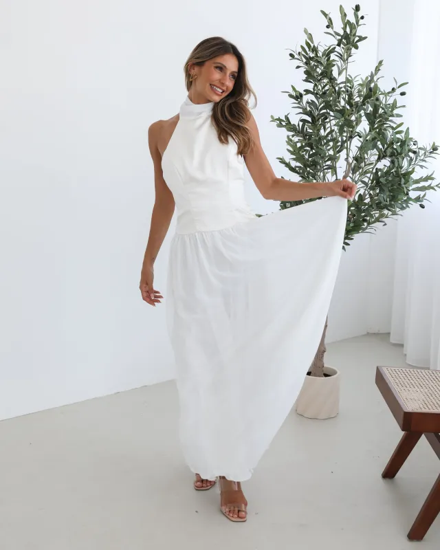 Francille Dress - White sold by Esther & Co