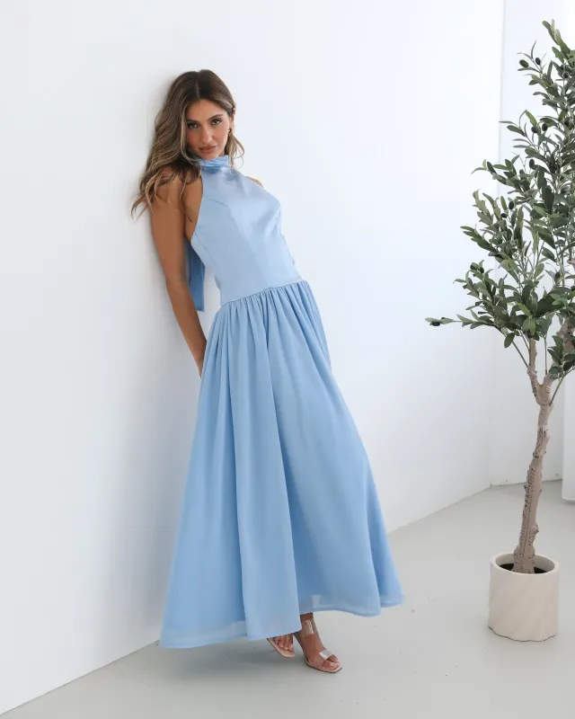 Francille Dress - Blue sold by Esther & Co