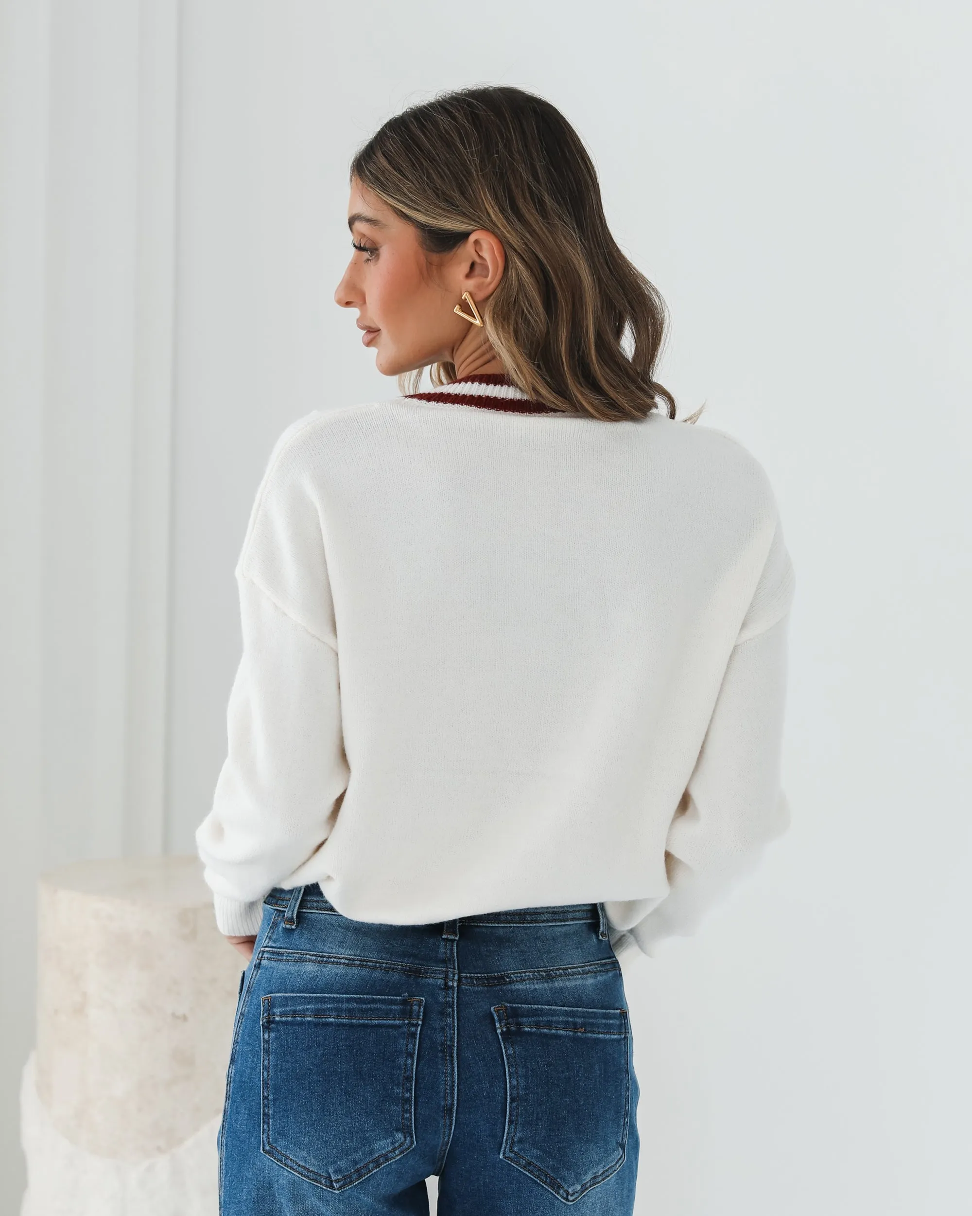 Kanoe Knit - Cream Print sold by Esther & Co product image thumbnail 3