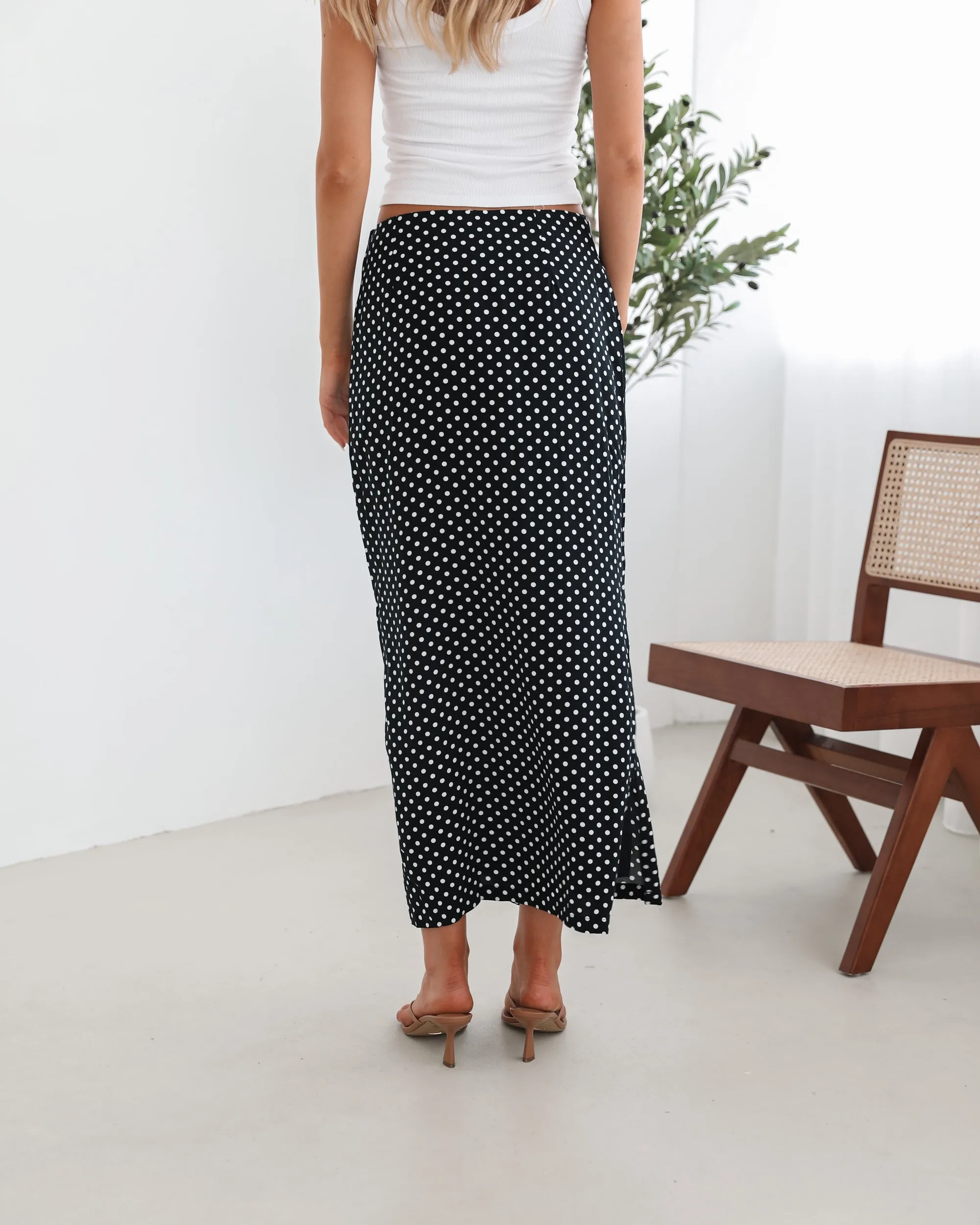 Jeannette Skirt - Black Spot sold by Esther & Co product image thumbnail 3