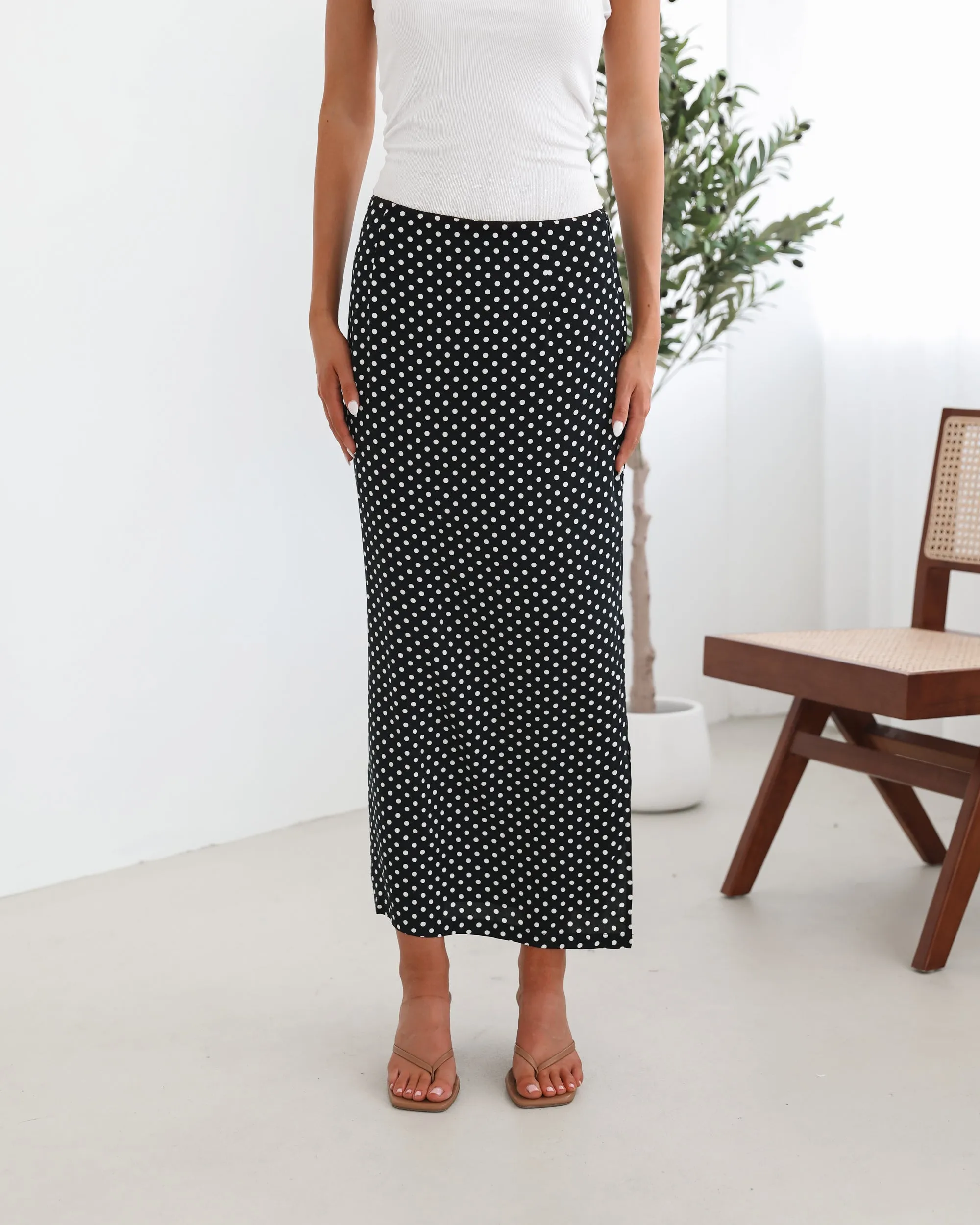 Jeannette Skirt - Black Spot sold by Esther & Co product image thumbnail 2
