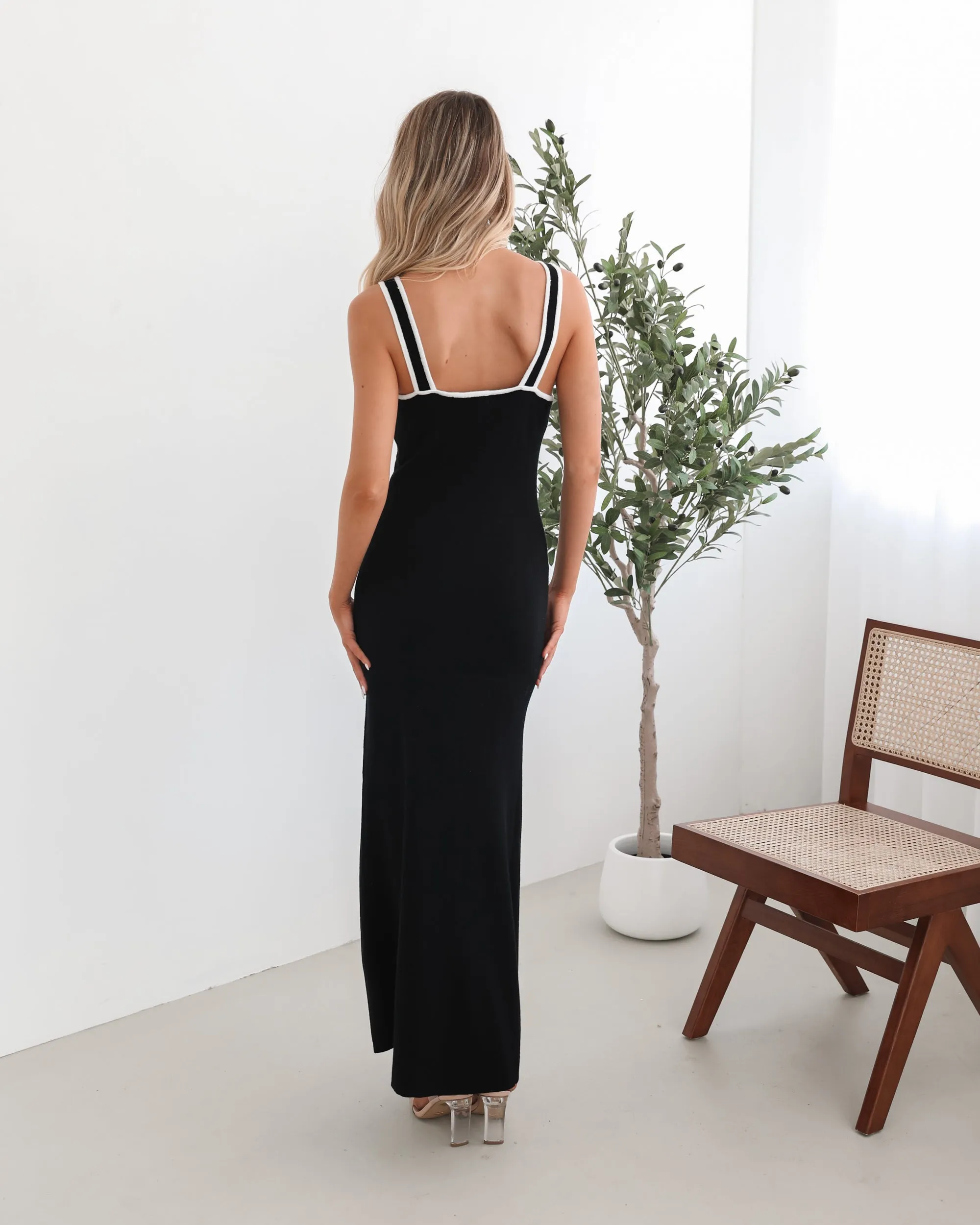 Terressia Knit Dress - Black Multi sold by Esther & Co product image thumbnail 3