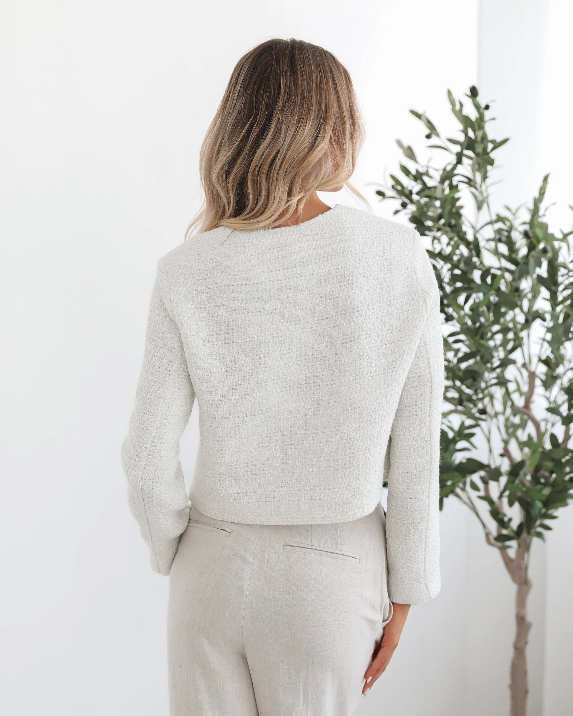 Valdivia Jacket - White sold by Esther & Co product image thumbnail 3