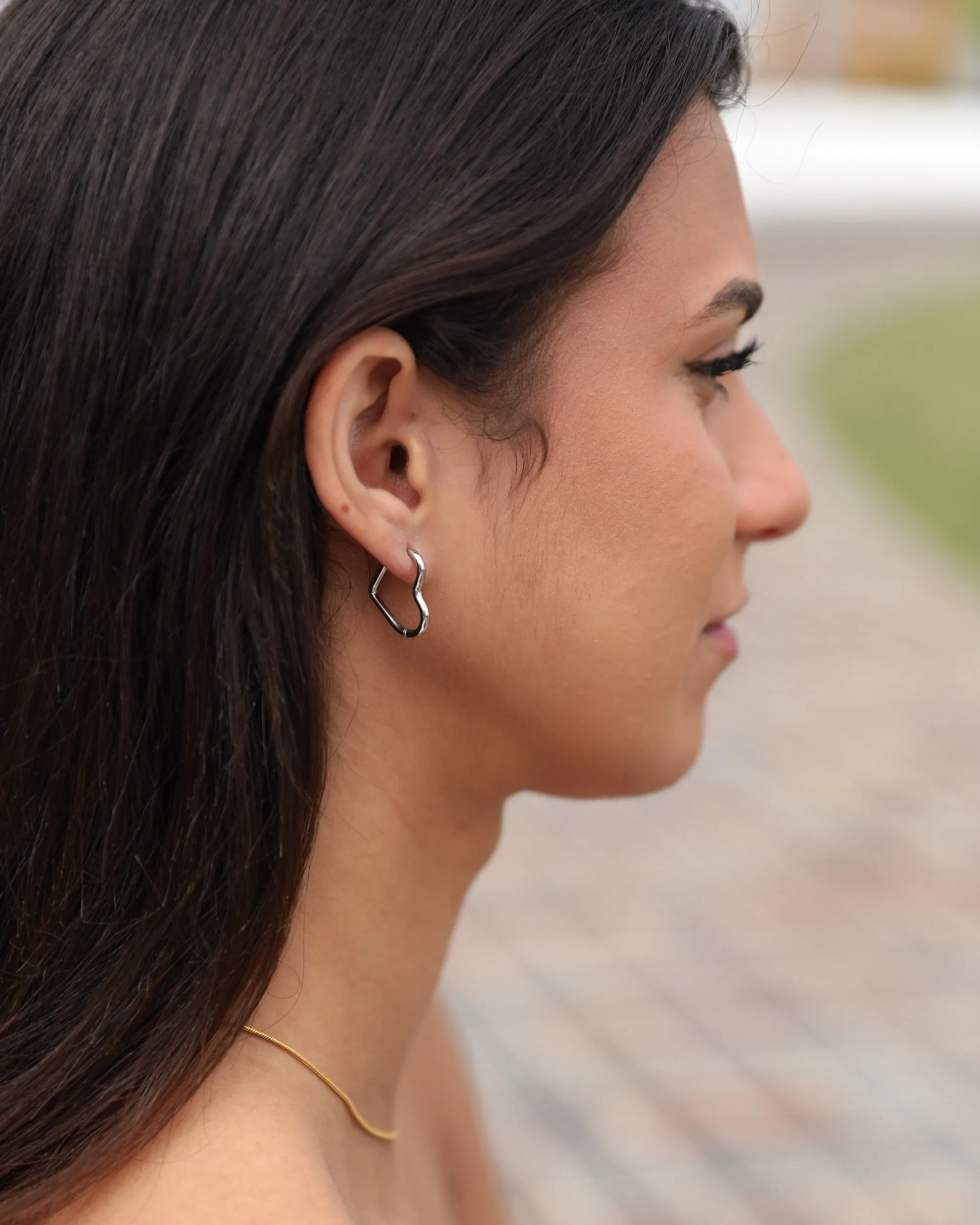 Helia Earrings - Silver sold by Esther & Co