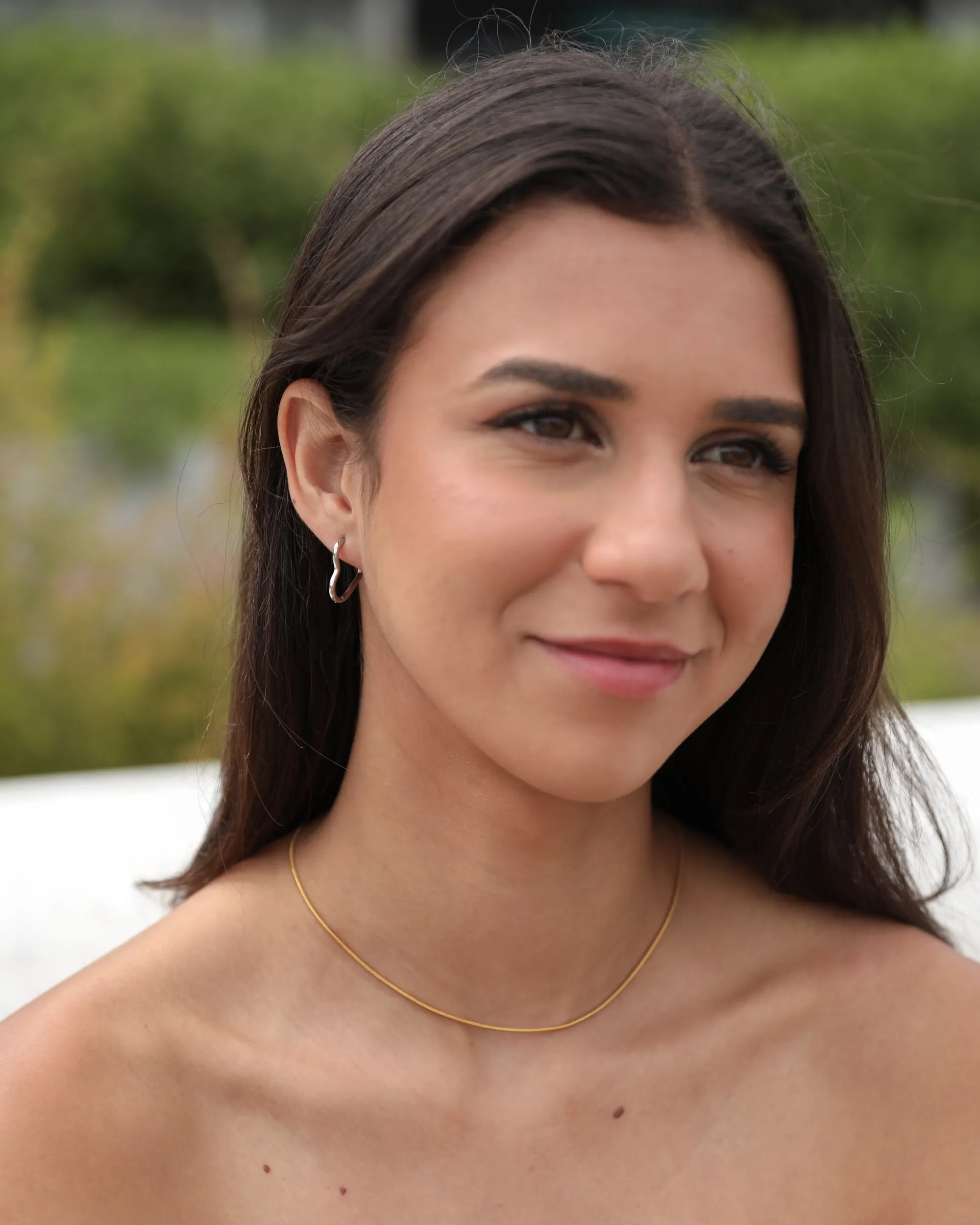 Helia Earrings - Silver sold by Esther & Co product image thumbnail 2