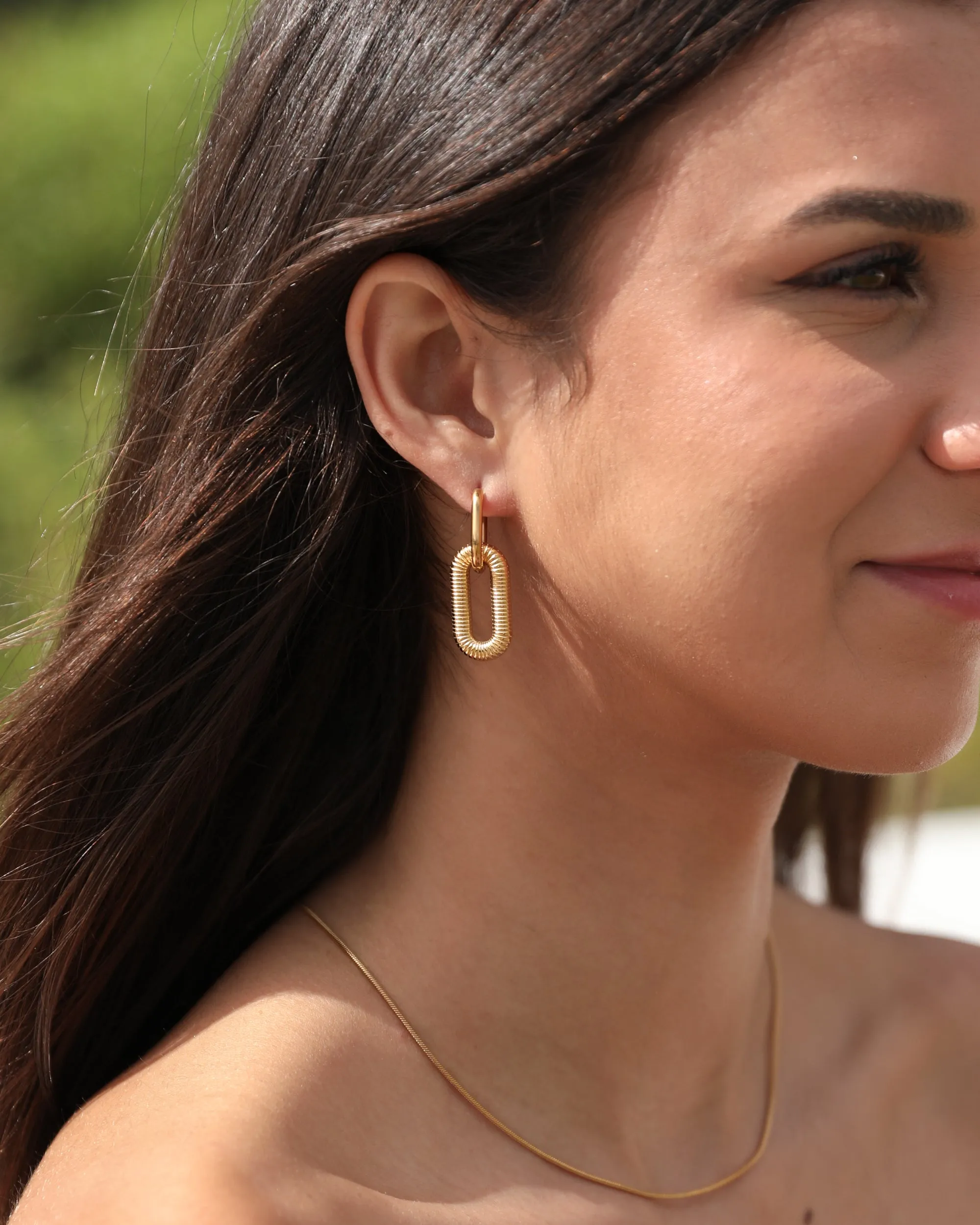 Eliora Earrings - Gold sold by Esther & Co