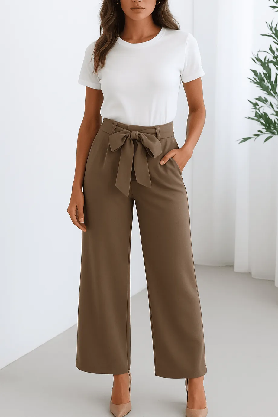 Alma Pants - Ashbrown sold by Esther & Co