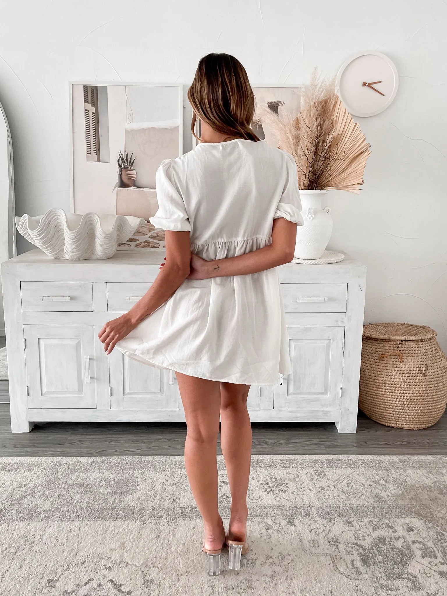 Calayah Dress - White sold by Esther & Co product image thumbnail 3