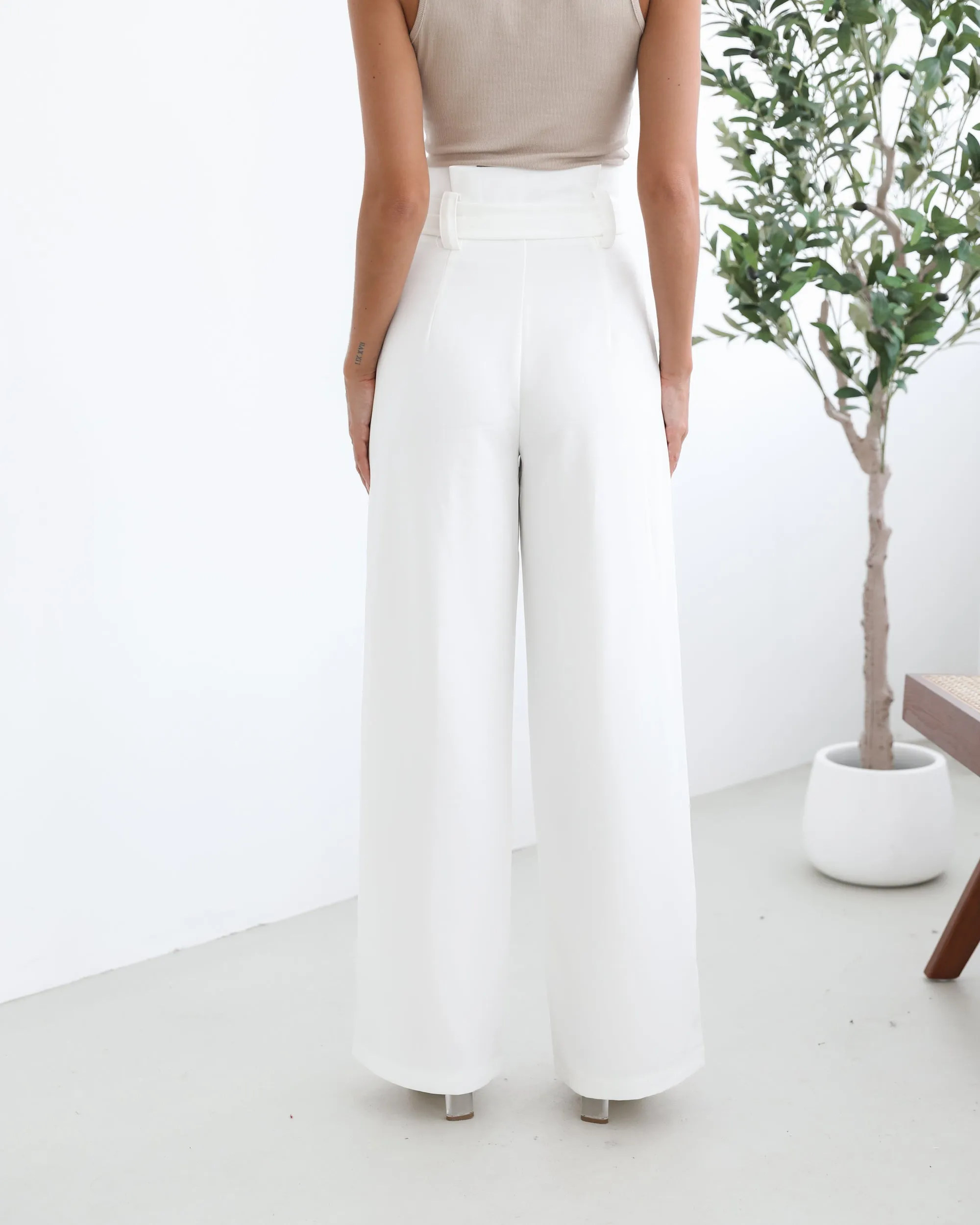 Alma Pants - White sold by Esther & Co product image thumbnail 3