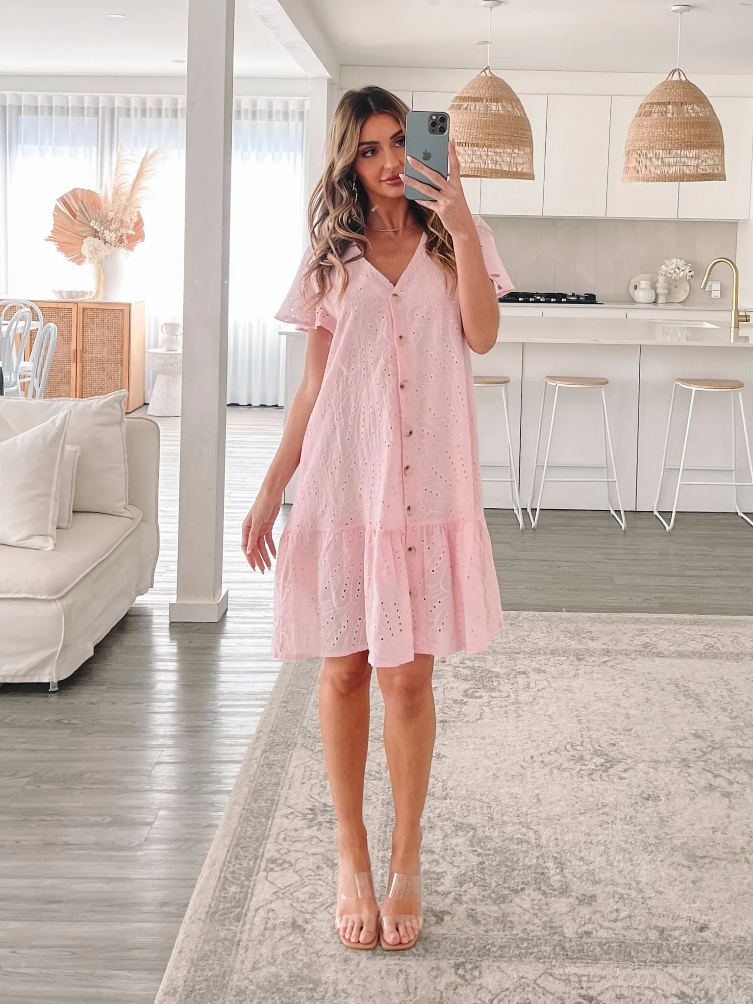 Karolina Dress - Pink sold by Esther & Co product image thumbnail 5