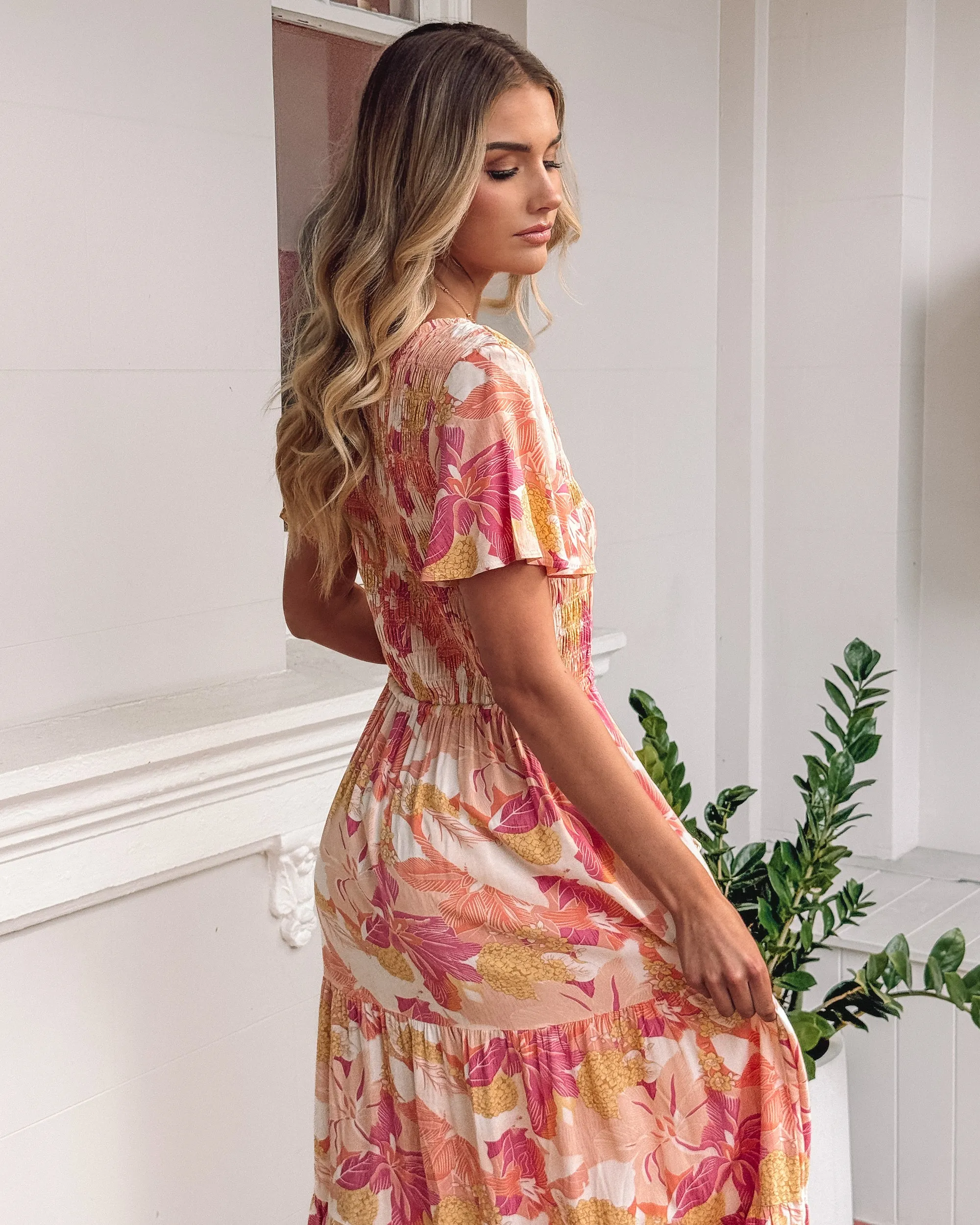 Shana Dress - Pink Floral sold by Esther & Co product image thumbnail 3