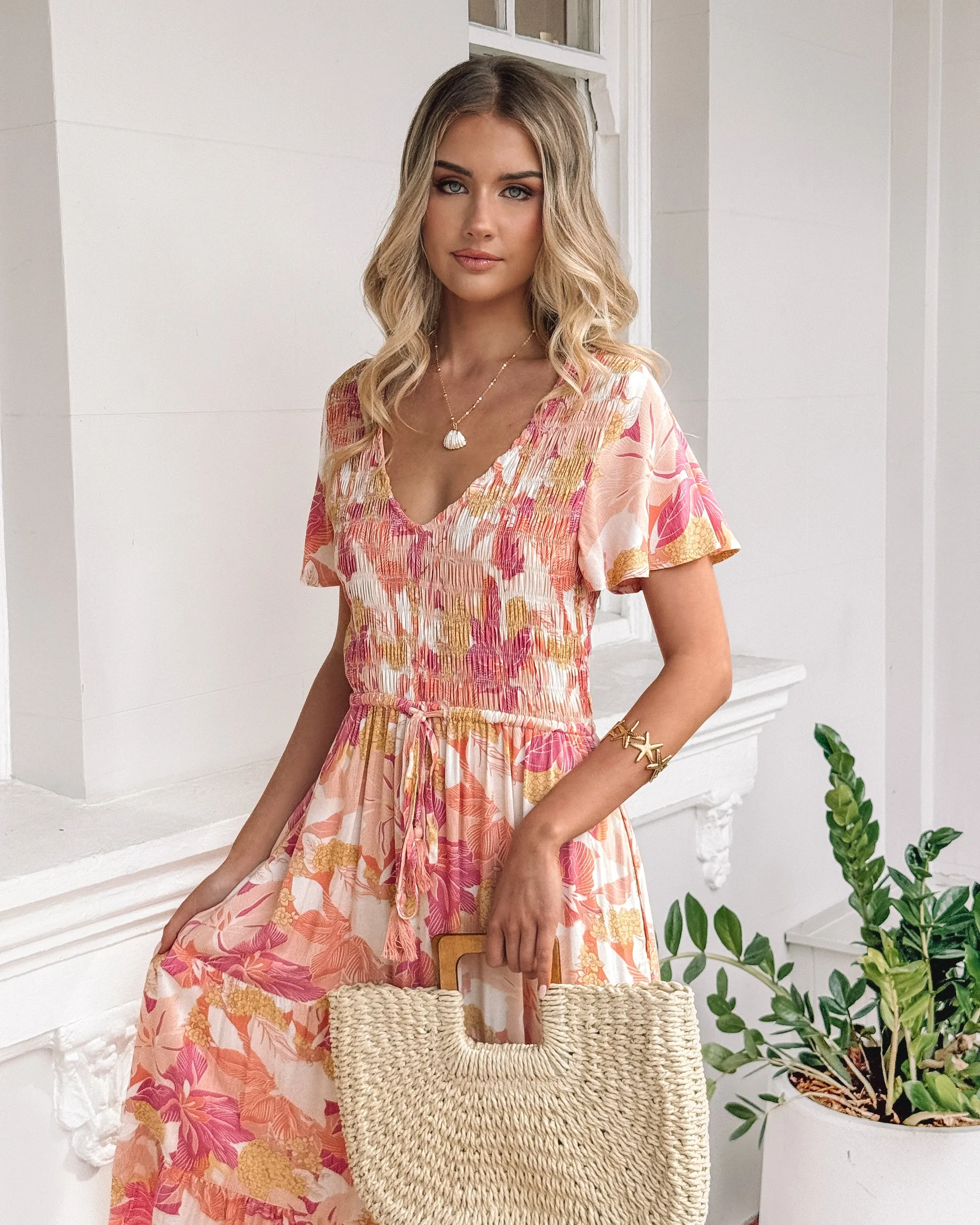 Shana Dress - Pink Floral sold by Esther & Co product image thumbnail 4