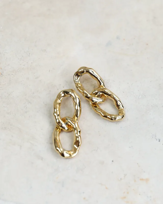 Chiana Earrings - Gold made by Alibaba