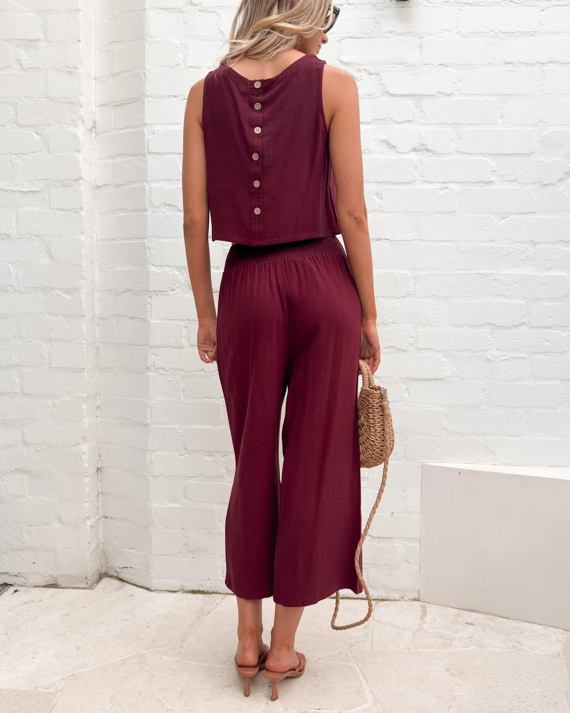 Lighthouse Pants - Bordeaux sold by Esther & Co product image thumbnail 2