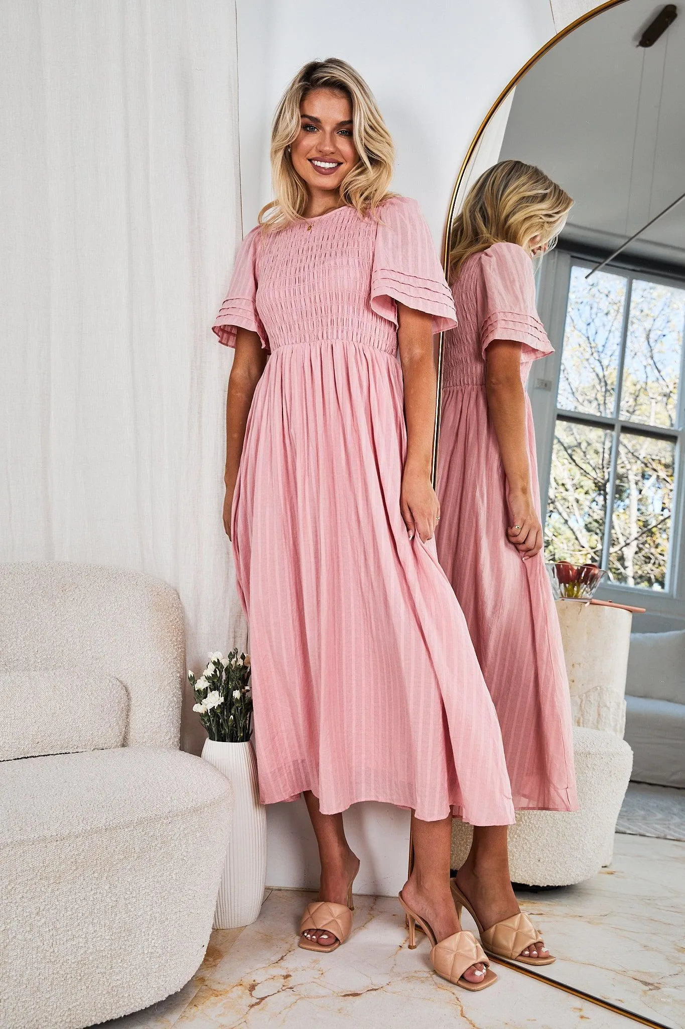 Iolana Dress - Pink sold by Esther & Co product image thumbnail 5