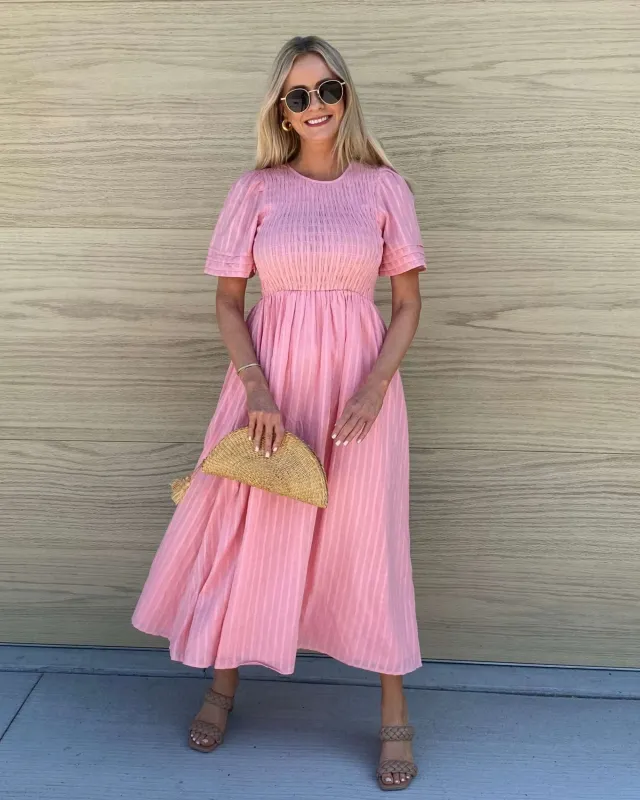 Iolana Dress - Pink sold by Esther & Co