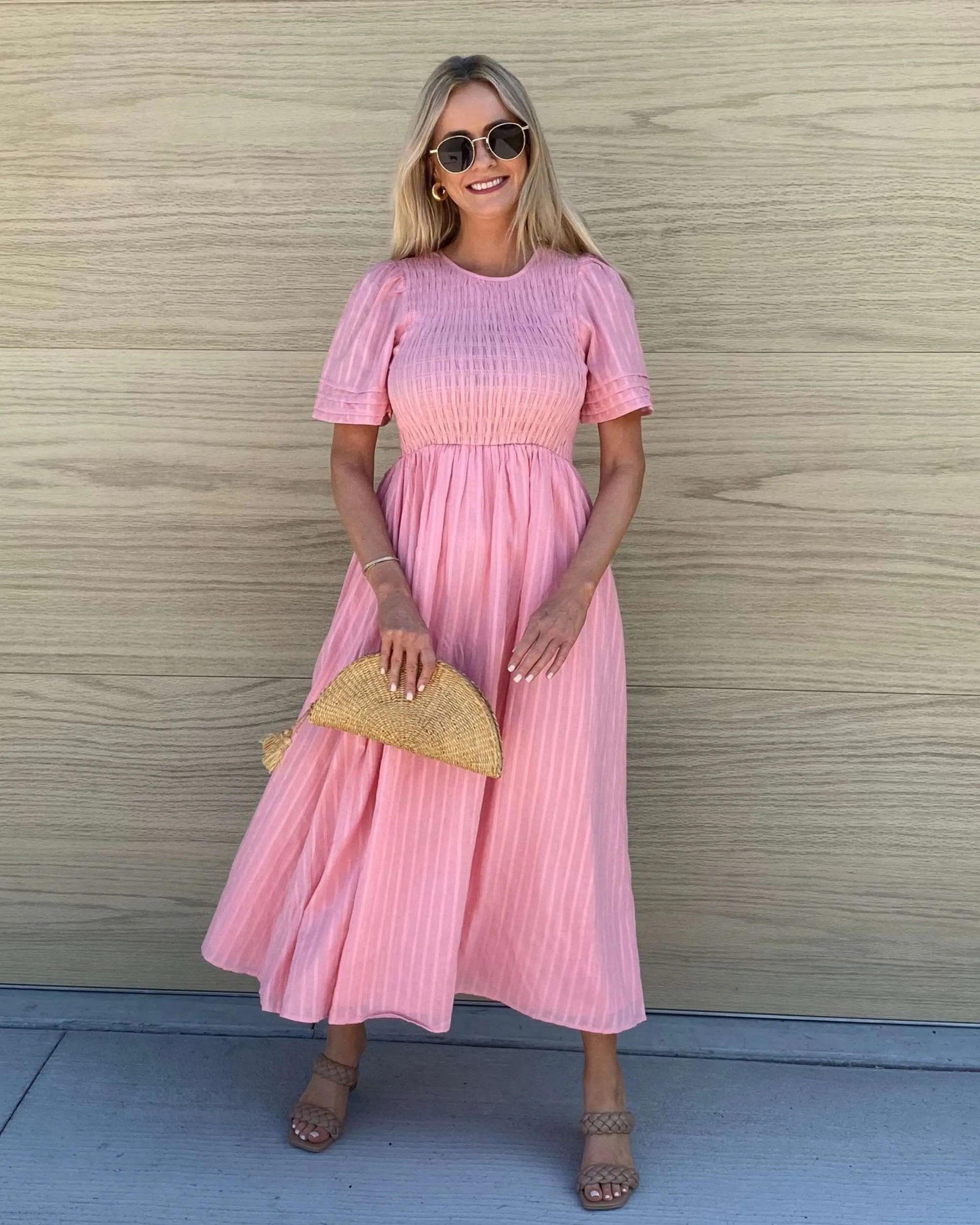 Iolana Dress - Pink sold by Esther & Co