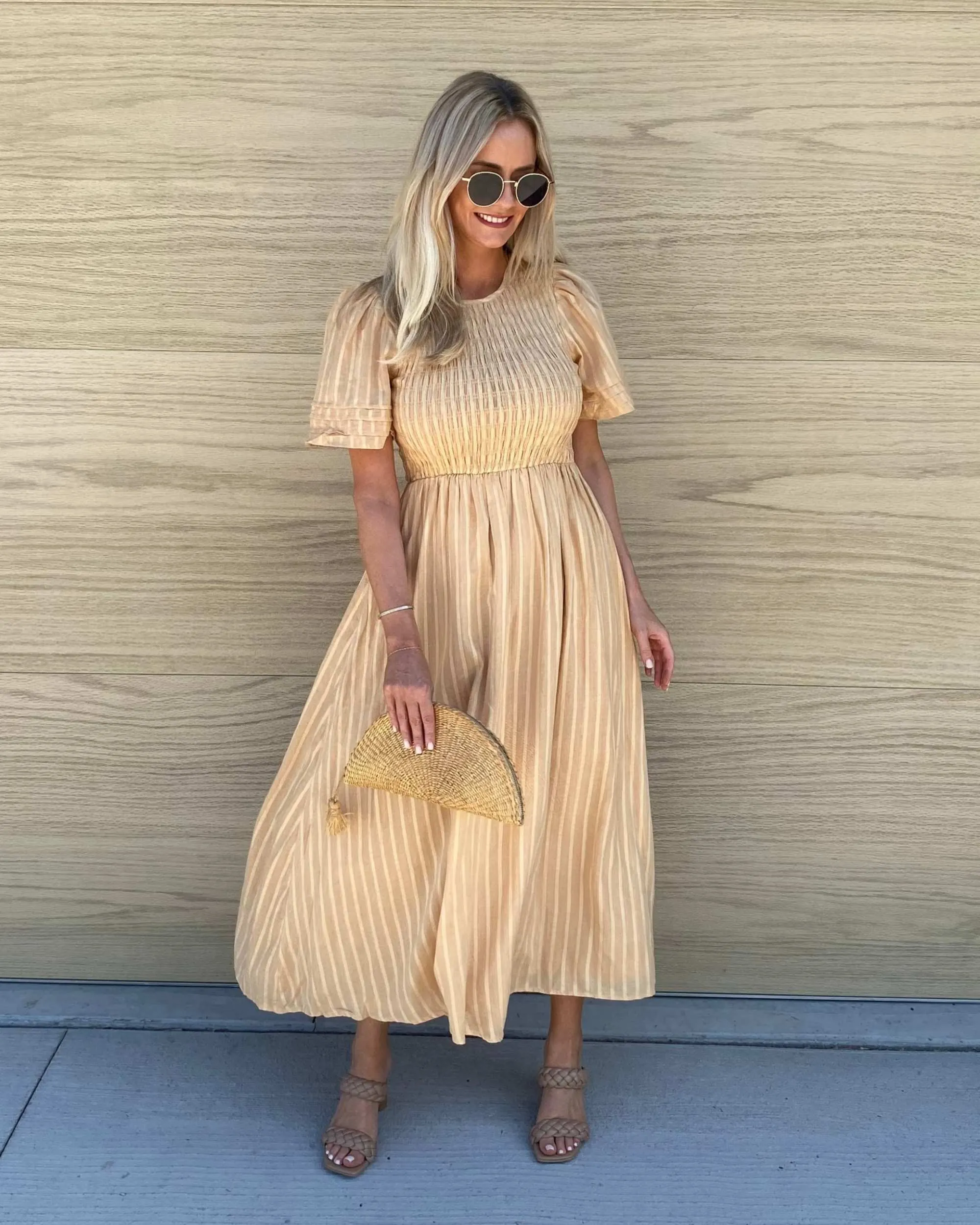 Iolana Dress - Beige sold by Esther & Co product image thumbnail 4