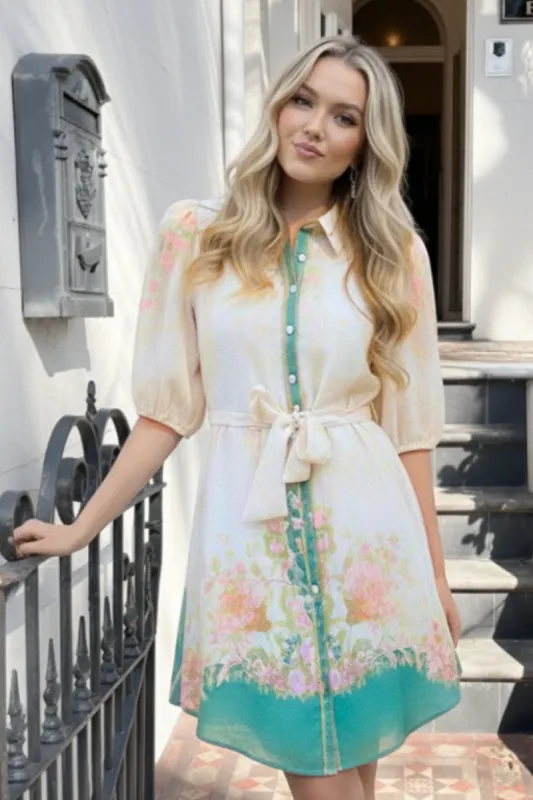 Amarah Dress - Floral Print sold by Esther & Co