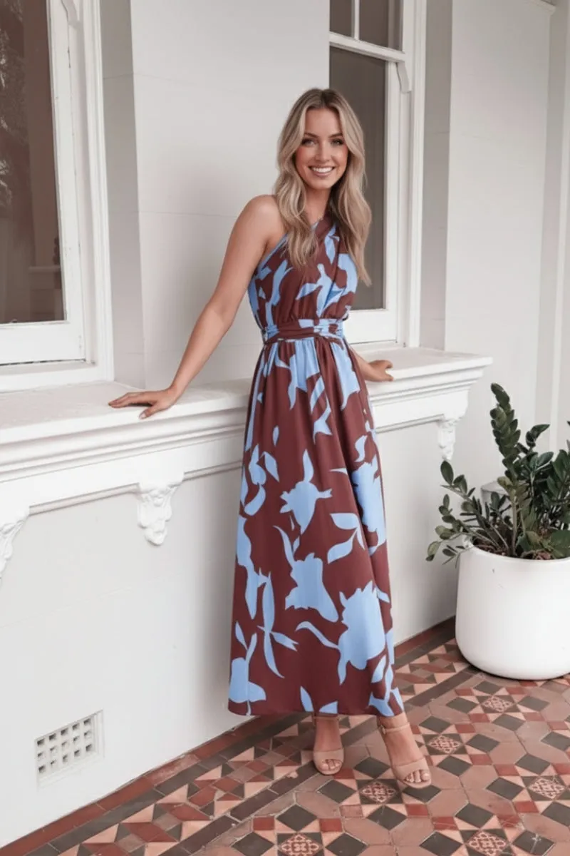 Rosey Dress - Blue Floral sold by Esther & Co product image thumbnail 3