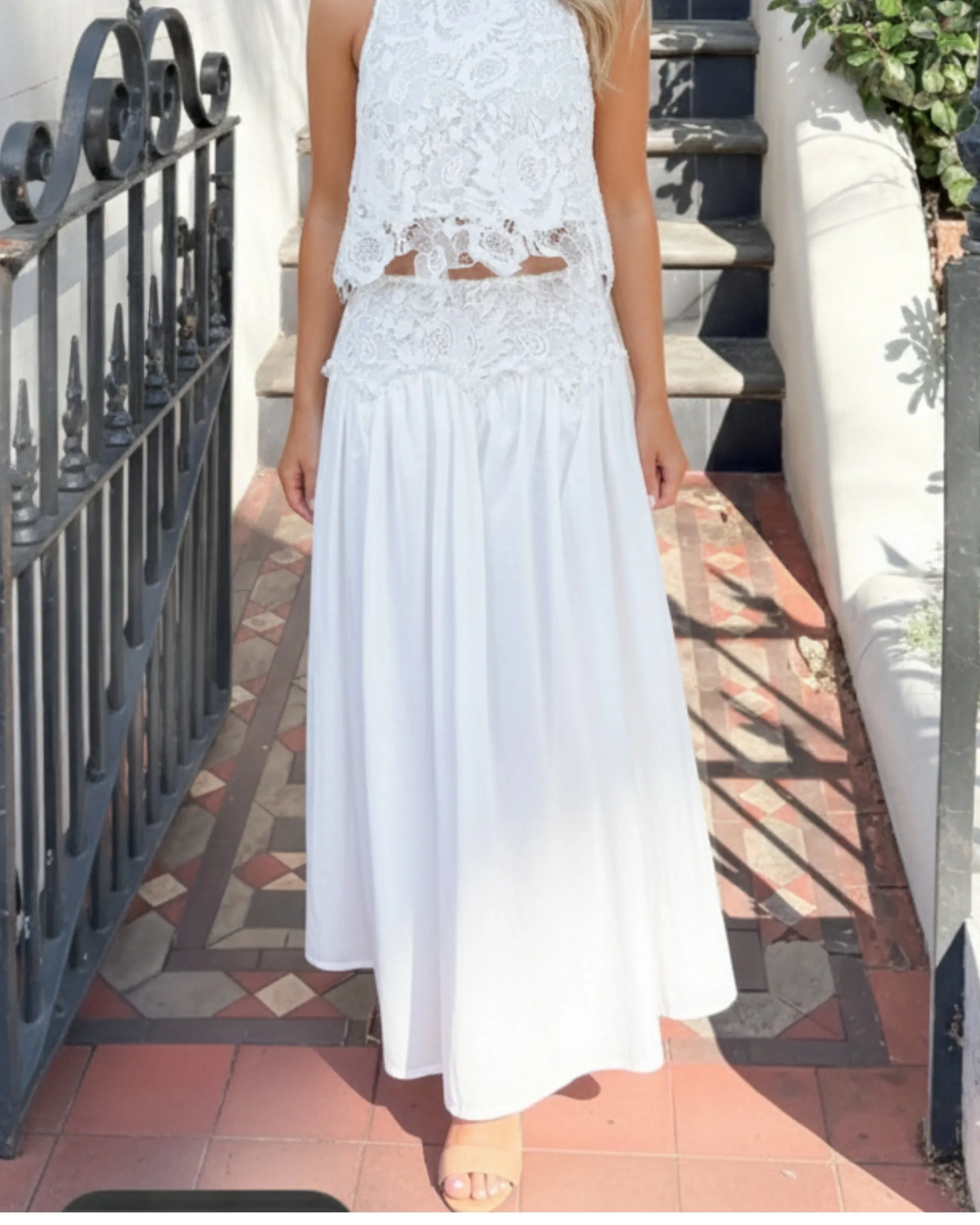 Vivorie Skirt - White sold by Esther & Co product image thumbnail 5