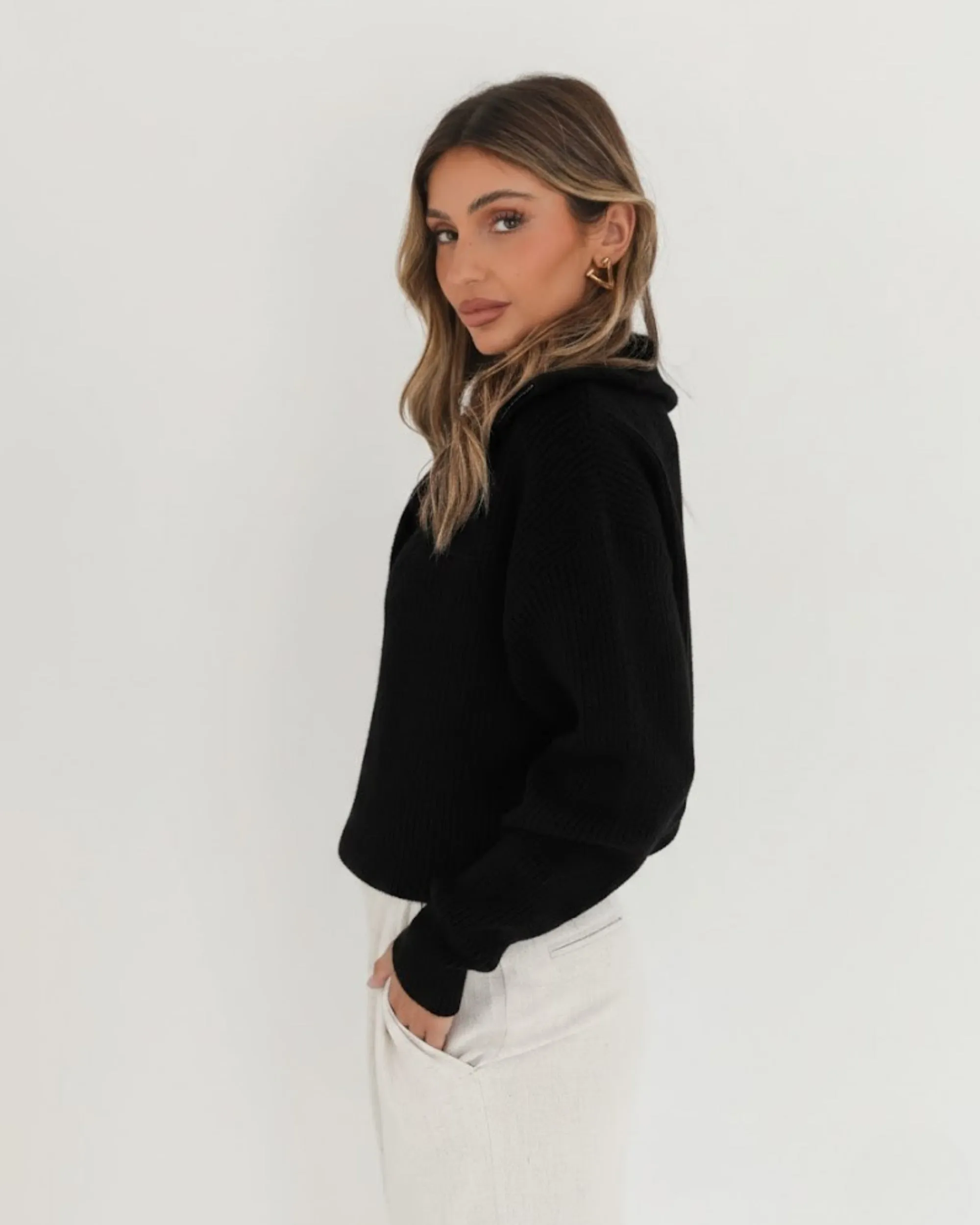 Merete Knit - Black sold by Esther & Co product image thumbnail 3