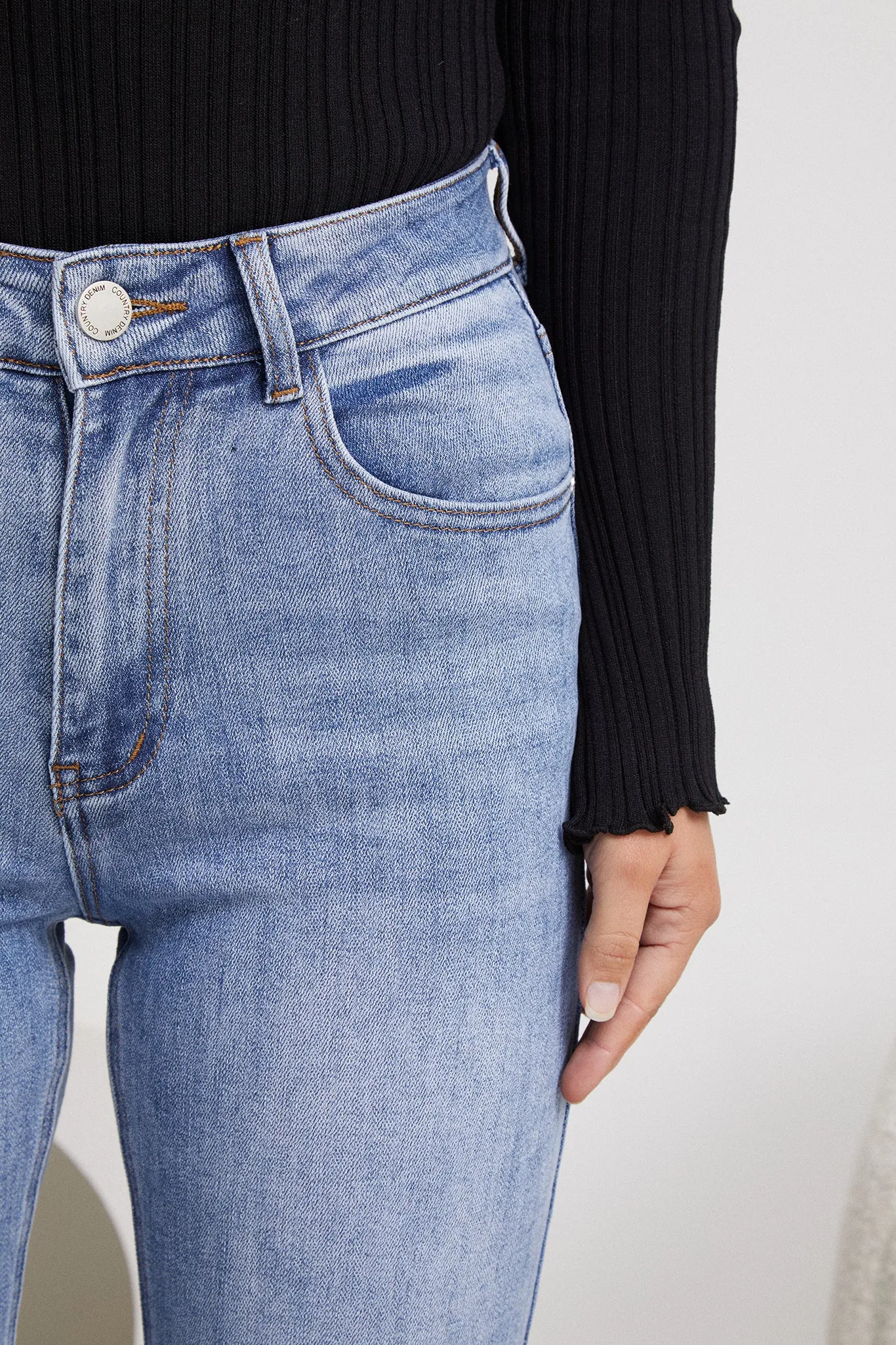 Sarielle Jeans - Light Blue sold by Esther & Co product image thumbnail 4